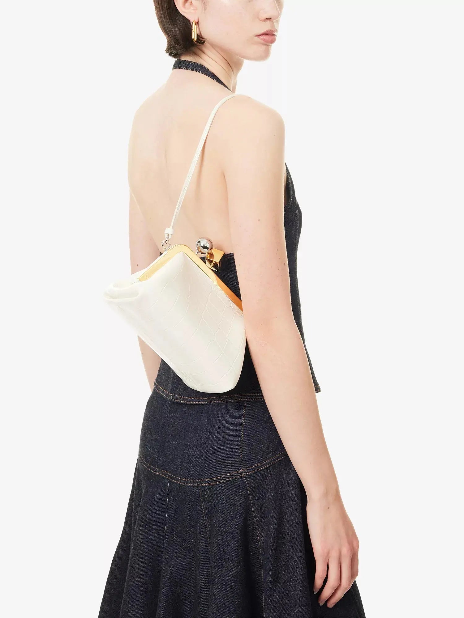 Jacquemus Women's The Berlingot Small Leather Clasp Bag Jacquemus