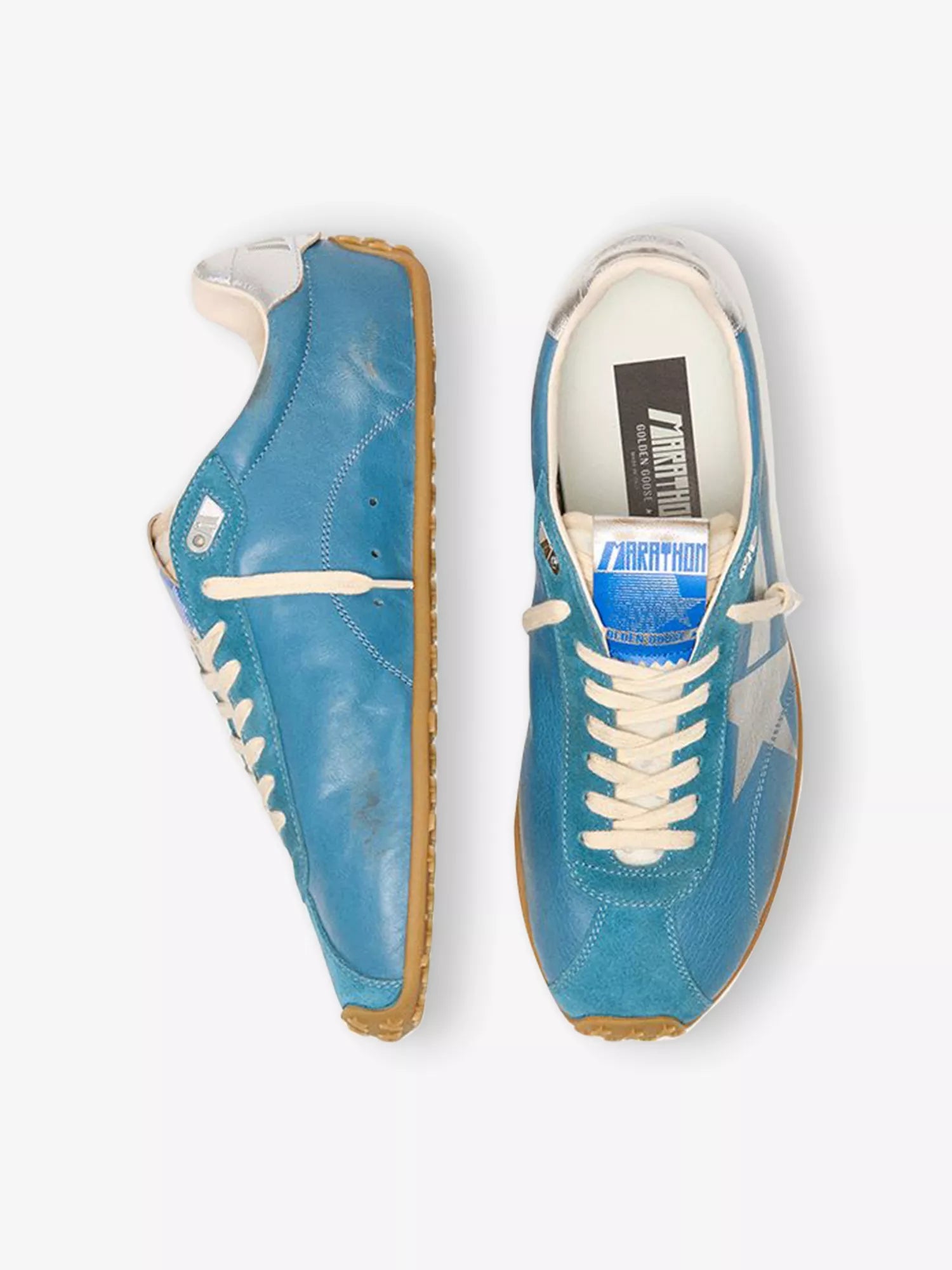 Golden Goose Men's Marathon Speed 50962 Leather Trainers Golden Goose