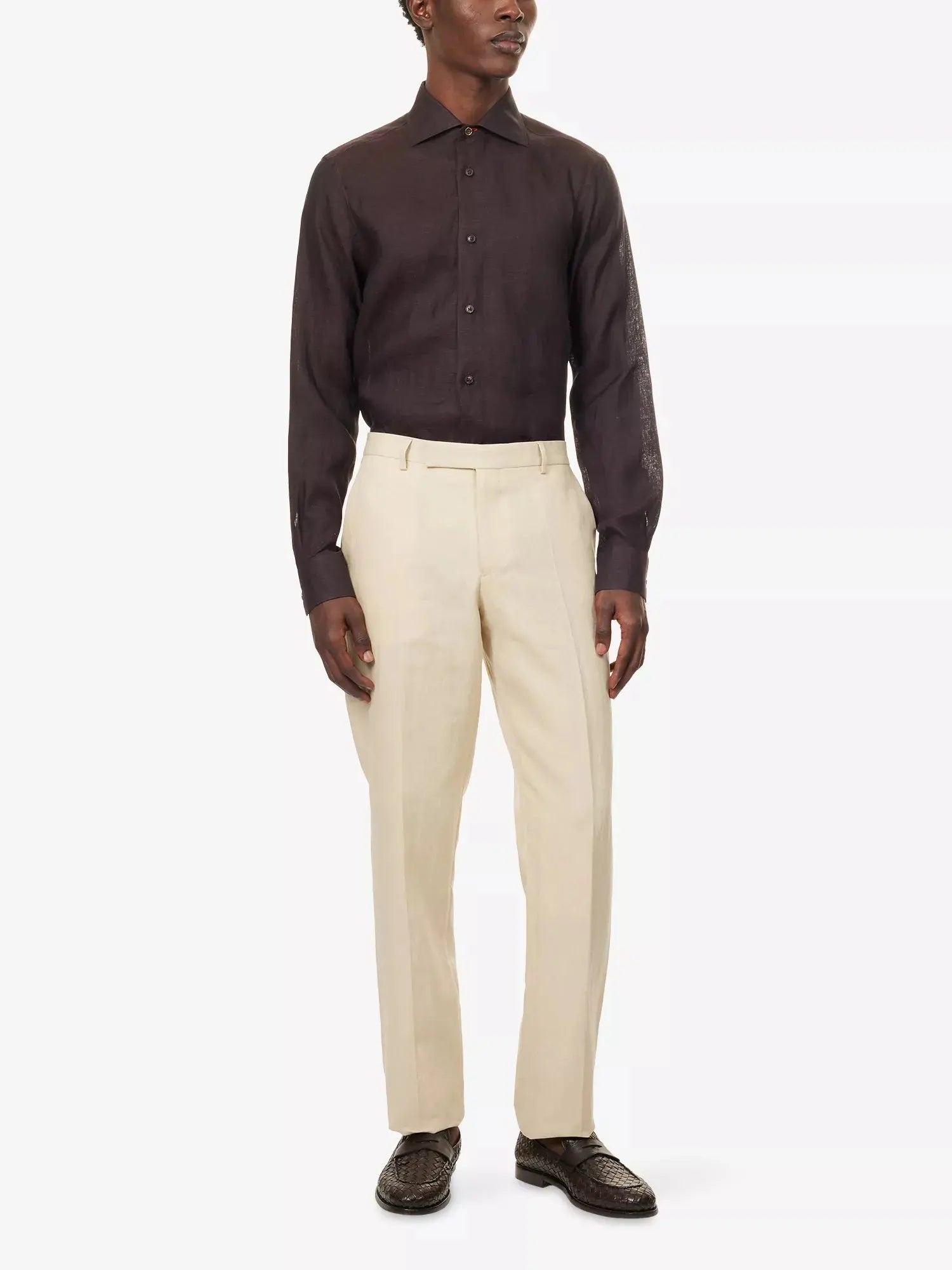 Paul Smith Men's Long-Sleeve Linen Shirt Paul Smith