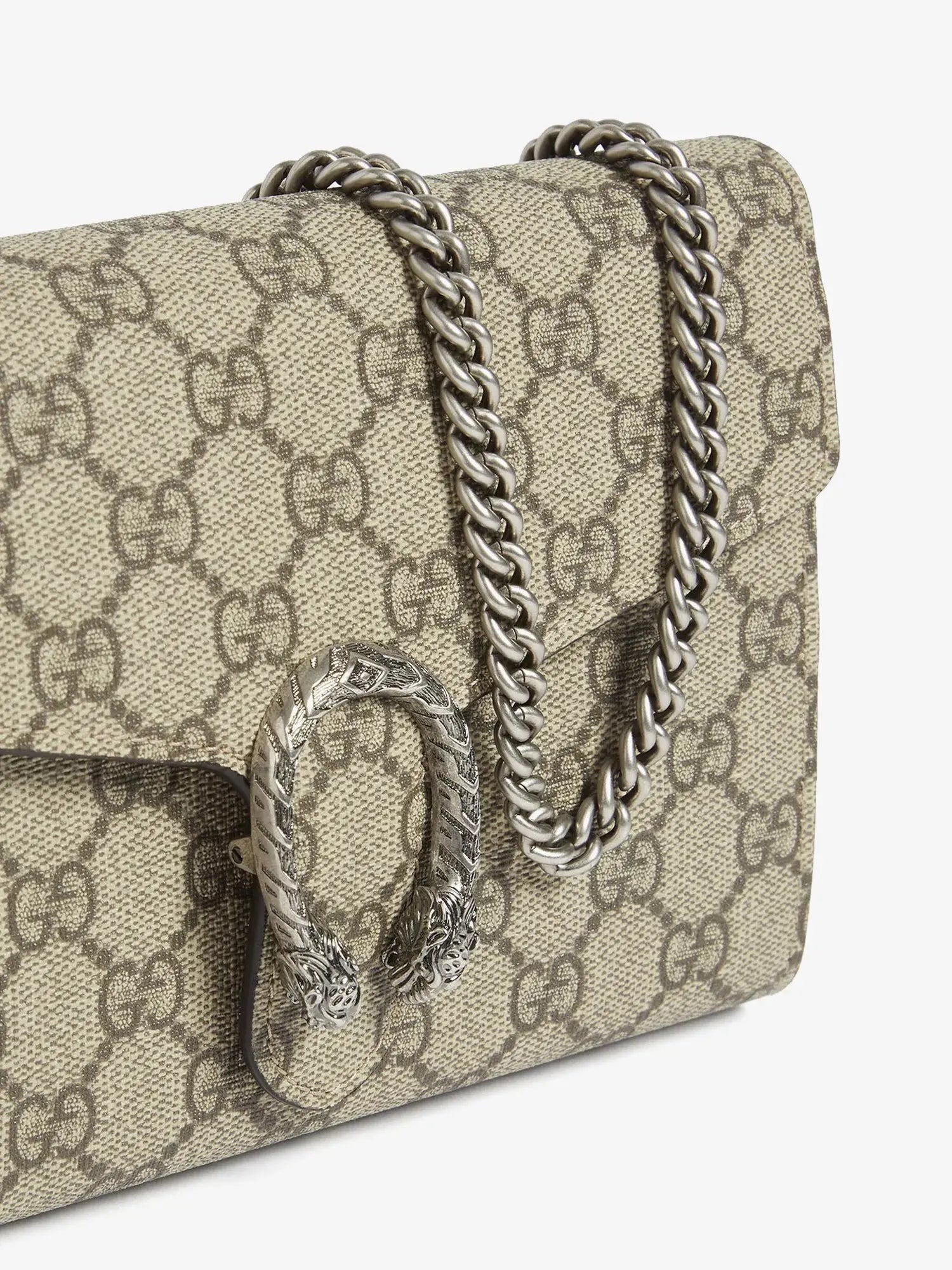 Gucci Women's GG Supreme Dionysus Canvas Wallet-on-chain Gucci