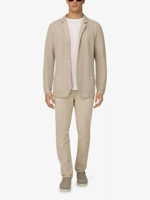 Boggi Milano Men's Regular-Fit Single-Breasted Cotton Blazer Boggi Milano