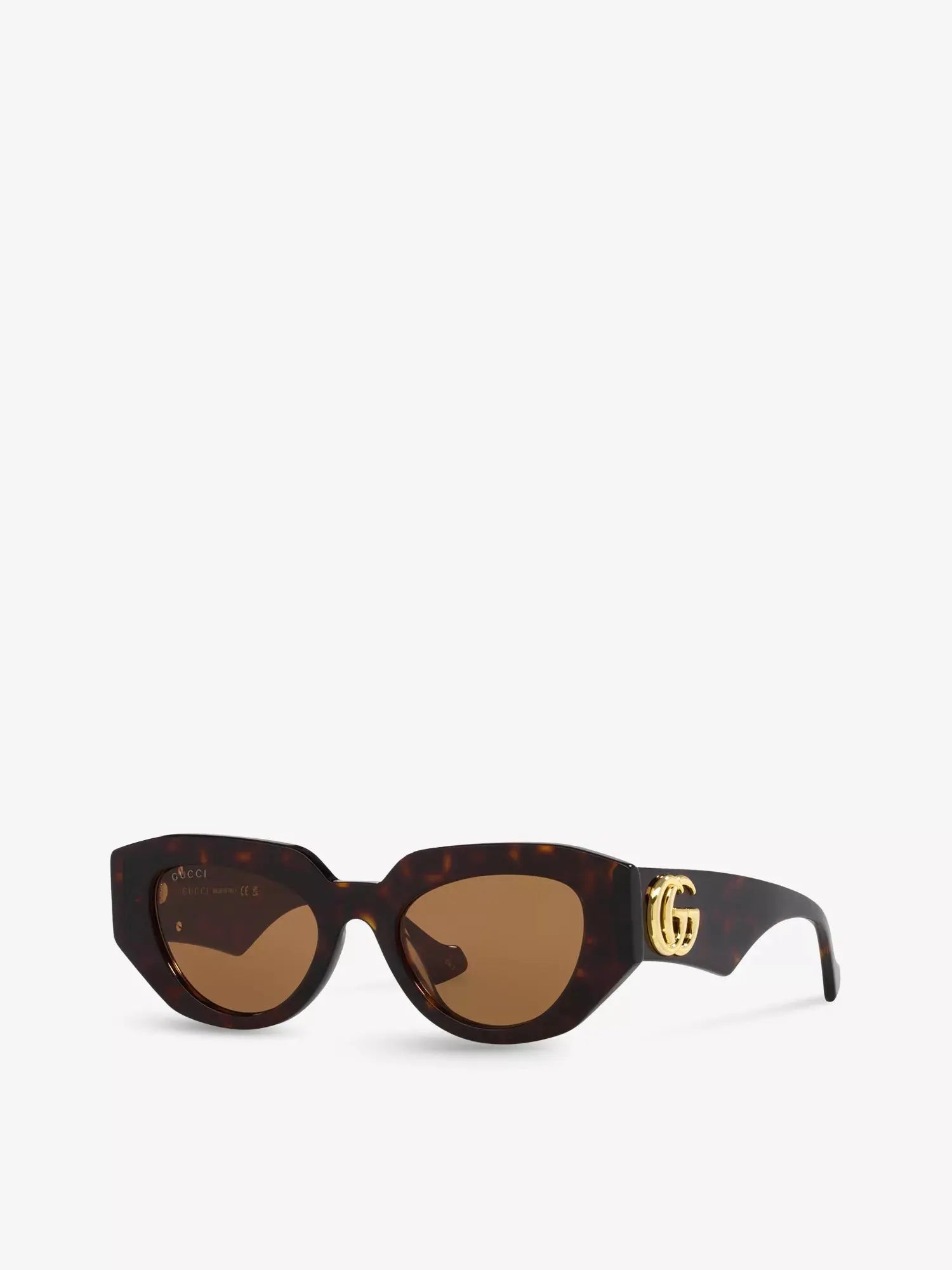 Gucci Women's GG1421S rectangle-frame acetate sunglasses Gucci