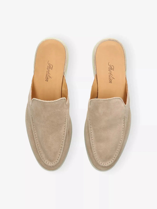 Aurelien Women's Yacht Suede Slippers Aurelien
