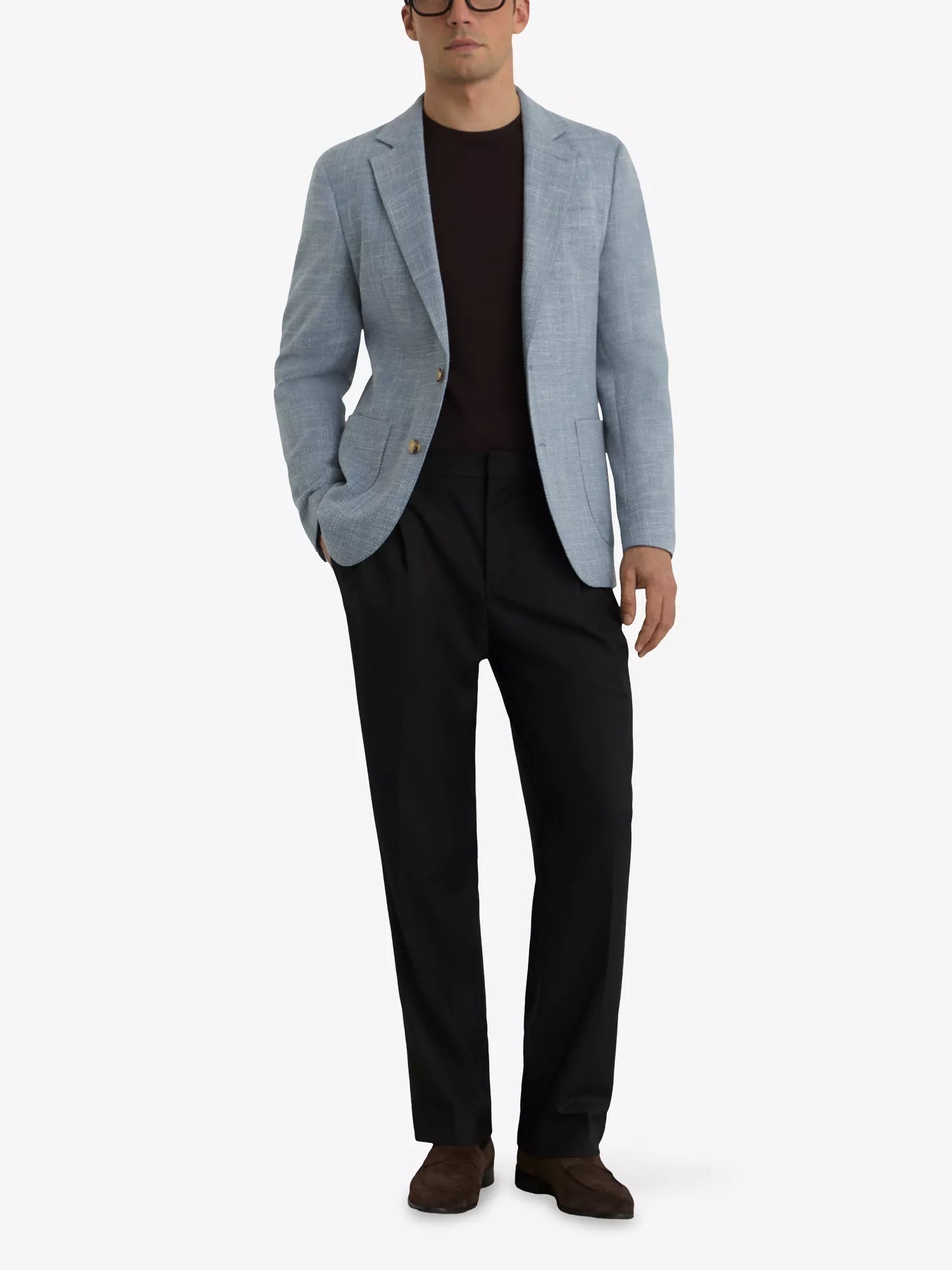 Reiss Men's Manci Single-Breasted Woven Blazer Reiss