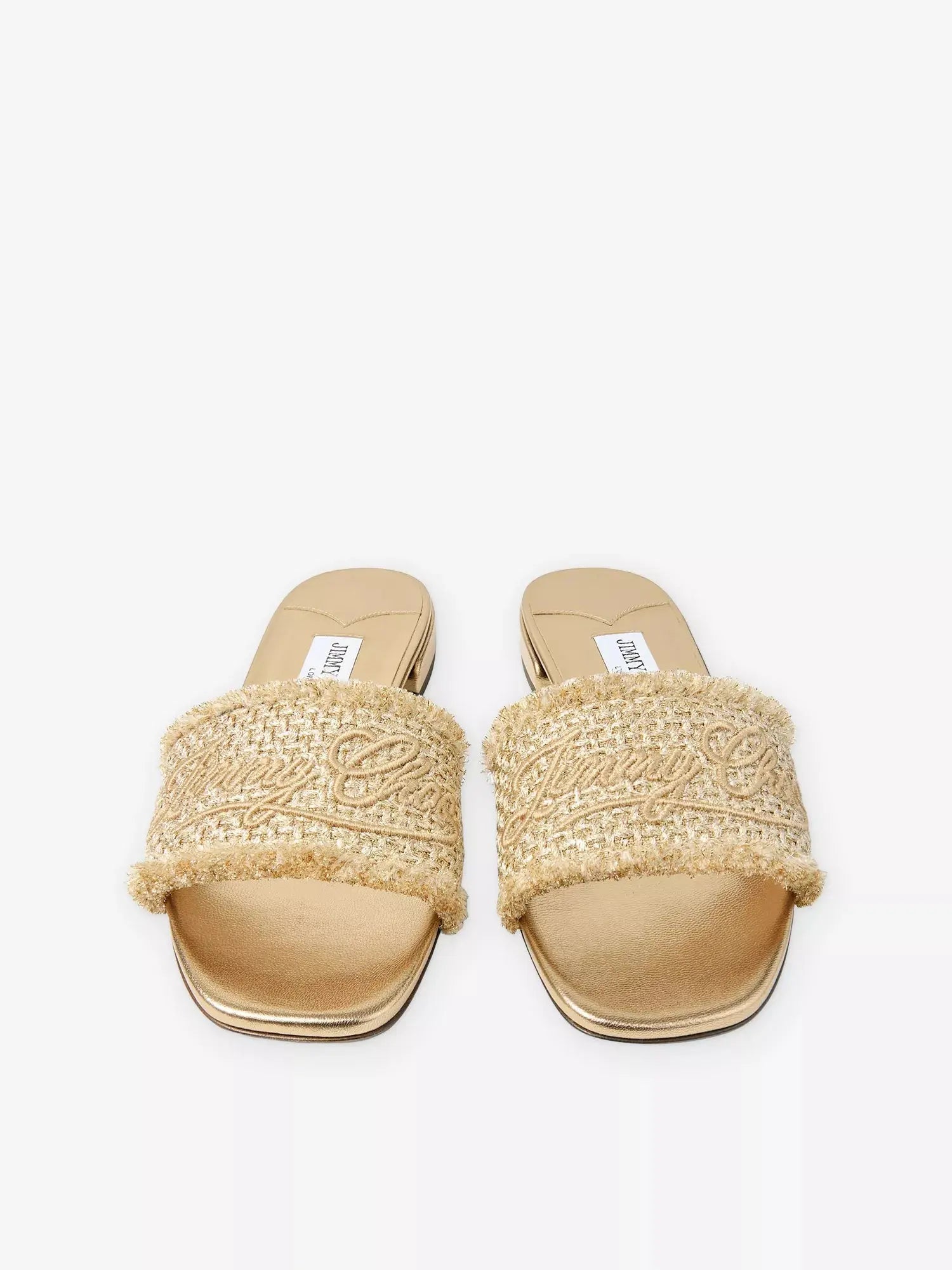 Jimmy Choo Women's Joa Frayed Woven Sandals Jimmy Choo