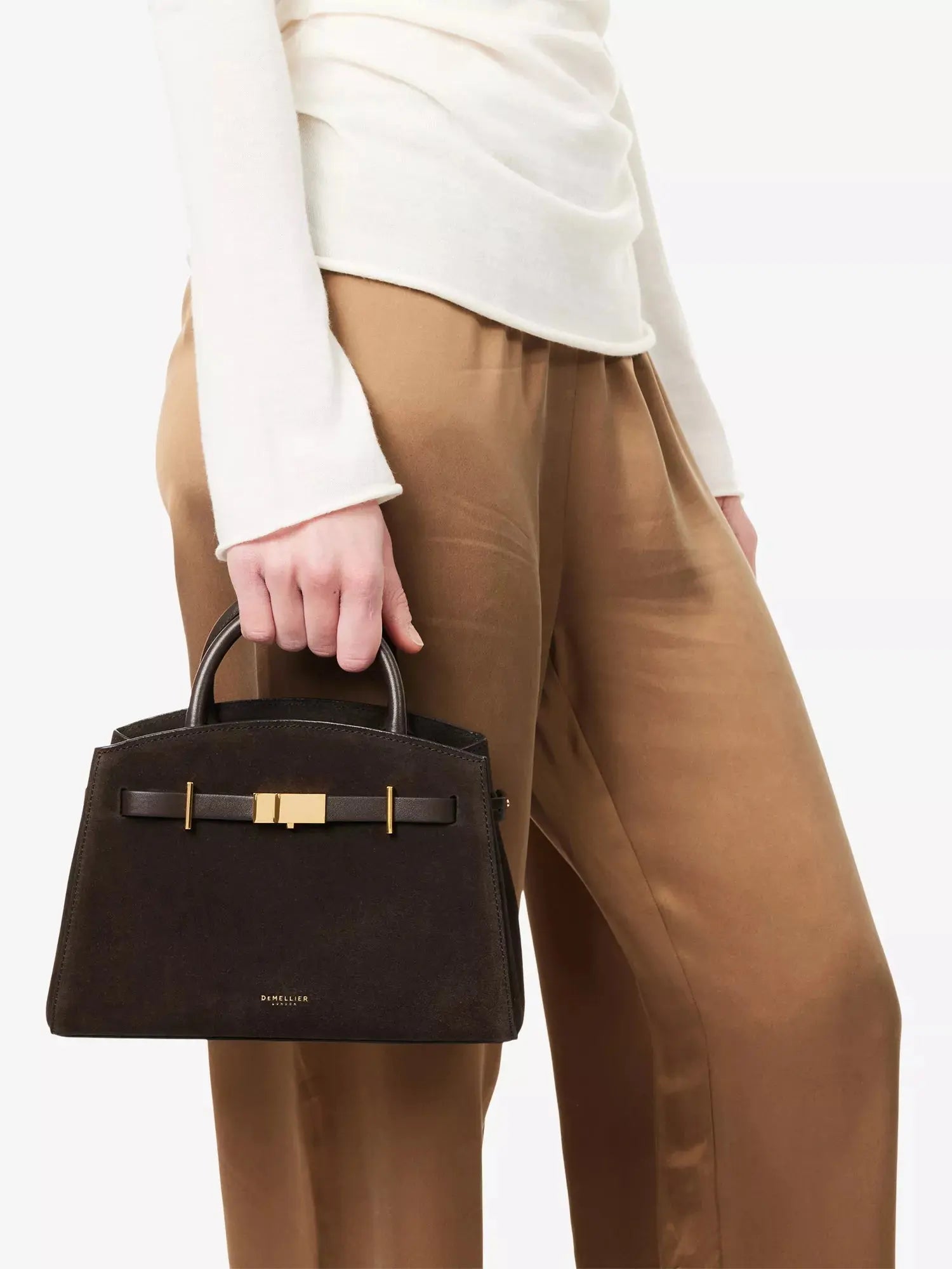 DeMellier Women's The Small Hudson Suede Tote Bag DeMellier