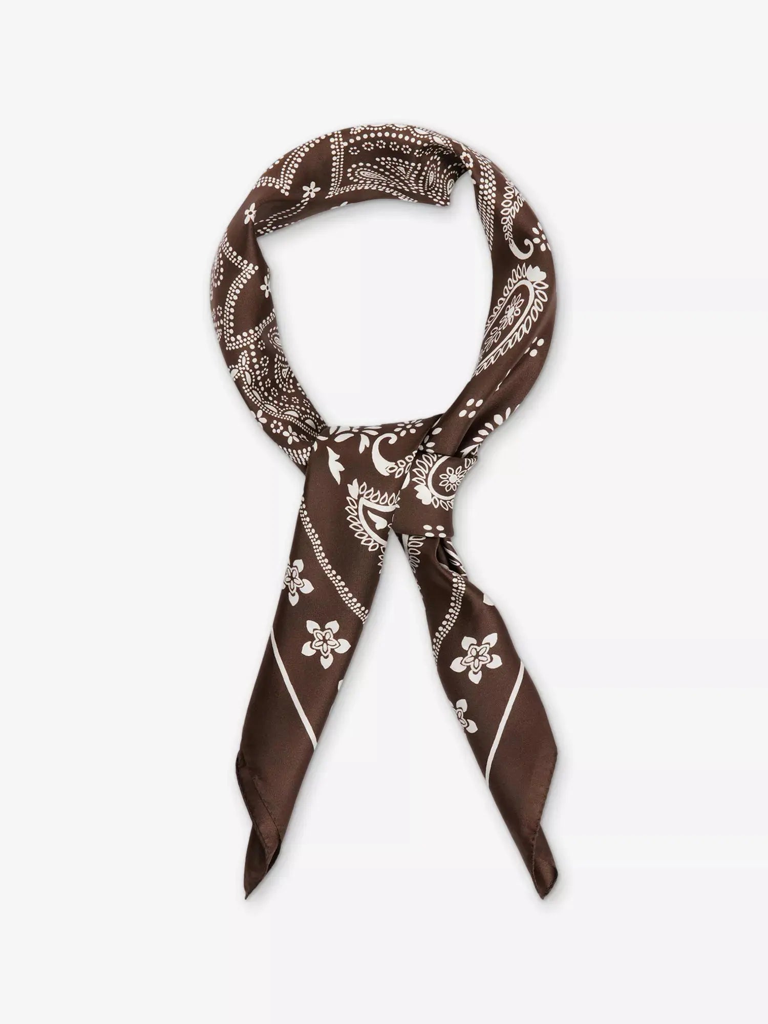 Sandro Women's Bandana-Print Square Silk Scarf Sandro