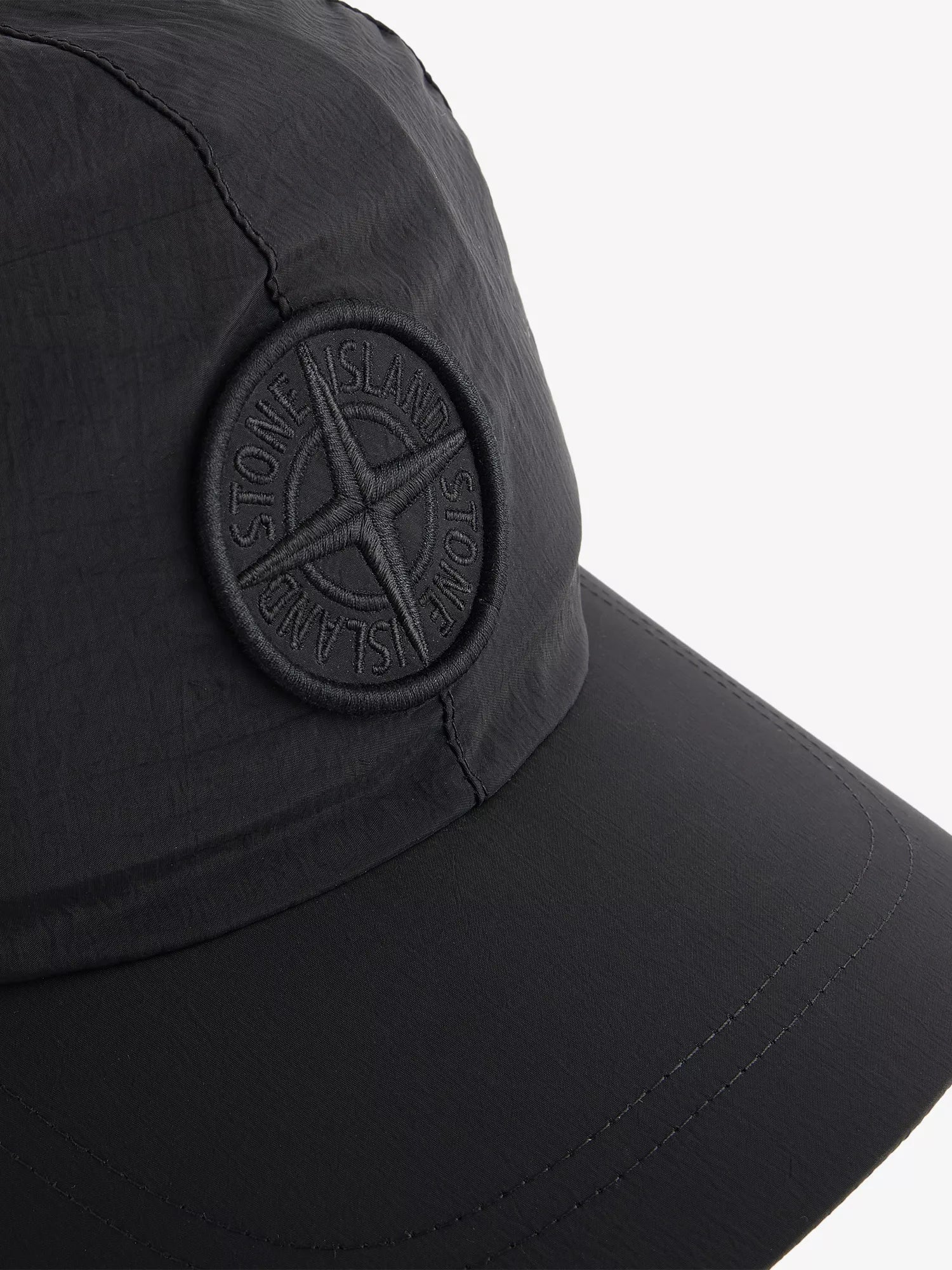 Stone Island Men's Compass embroidered-patch shell baseball cap Stone Island