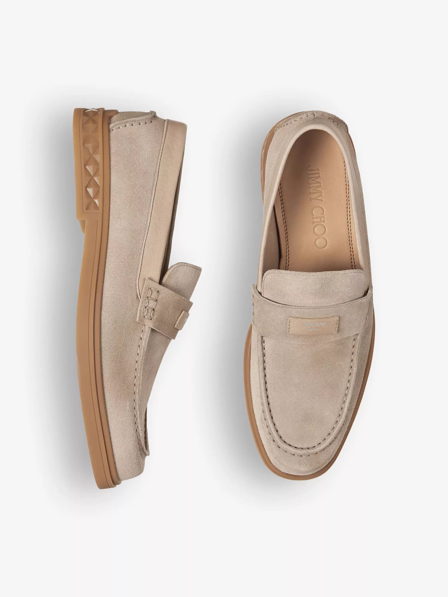 Jimmy Choo Men's Josh Driver reverse-suede loafers Jimmy Choo