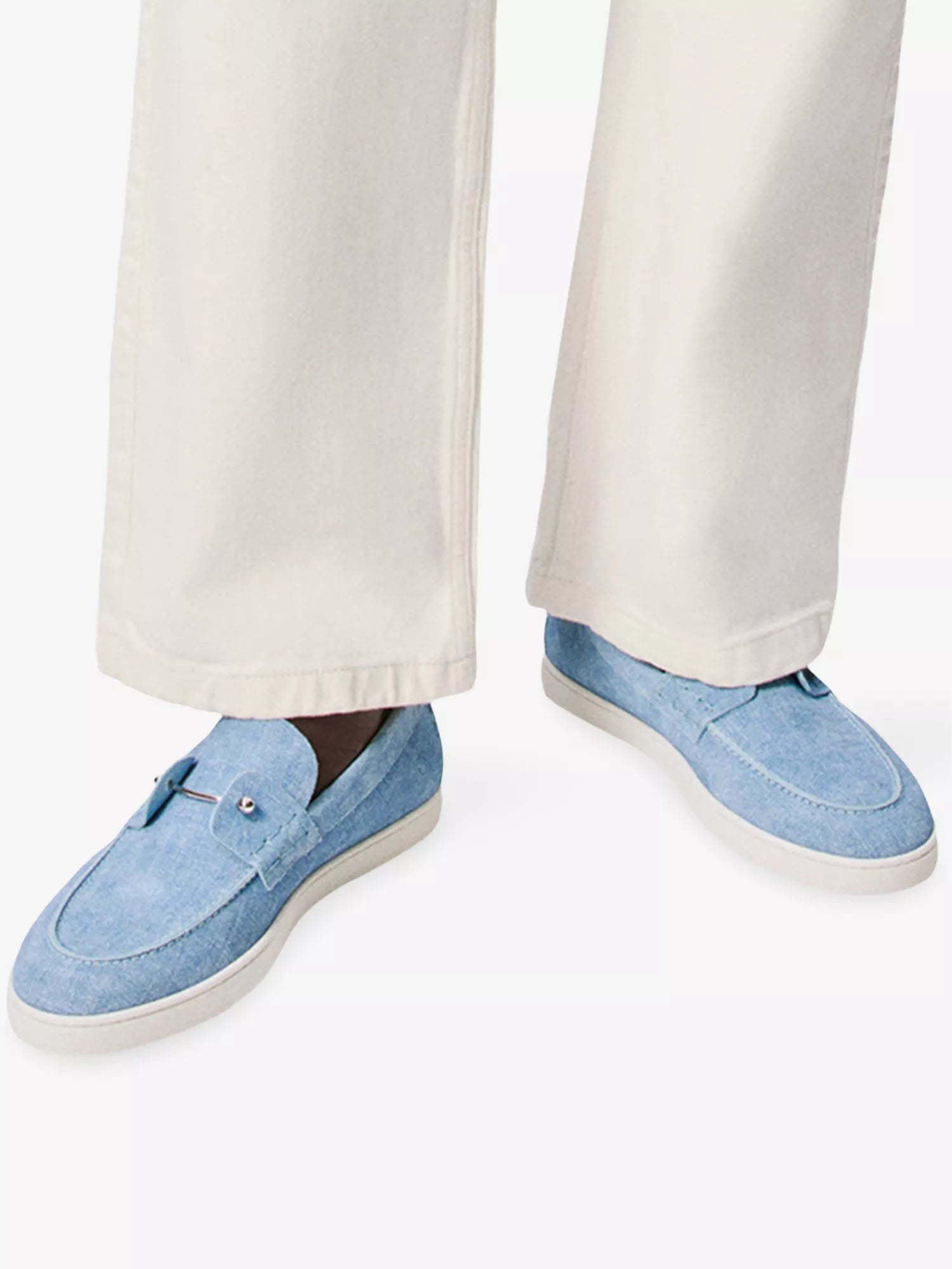 Christian Louboutin Men's Chambeliboat Suede Boat Shoes Christian Louboutin