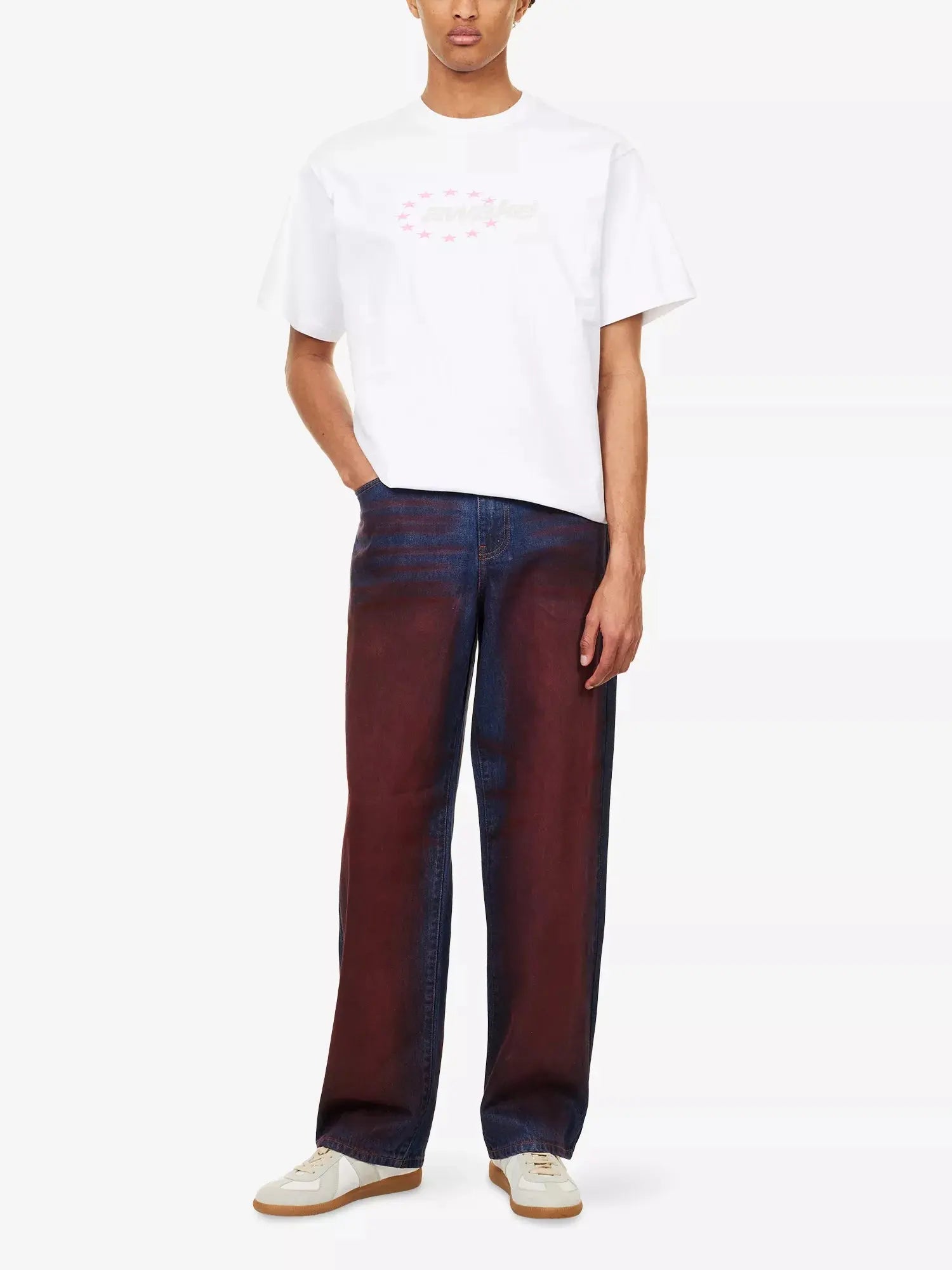 Awake NY  Men's Awake Orchid Baggy-Fit Denim Jeans Awake NY