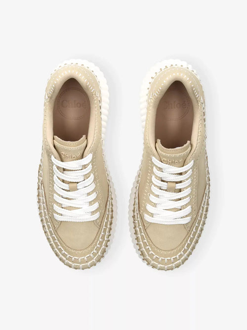 Chloe Women's Nama Runner Platform Woven Trainers Chloe
