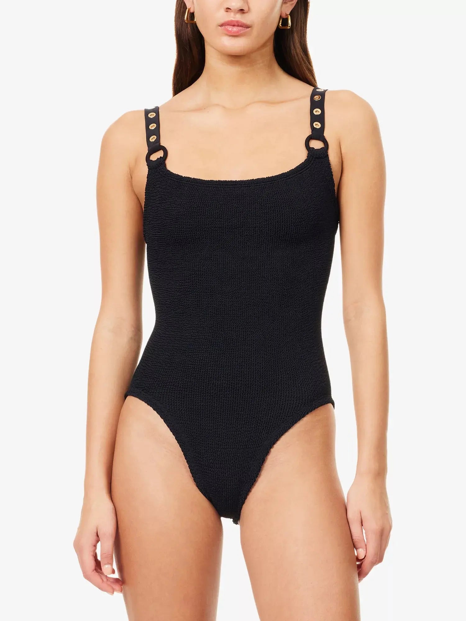 Hunza G Women's Melody Eyelet-Strap Swimsuit Hunza G
