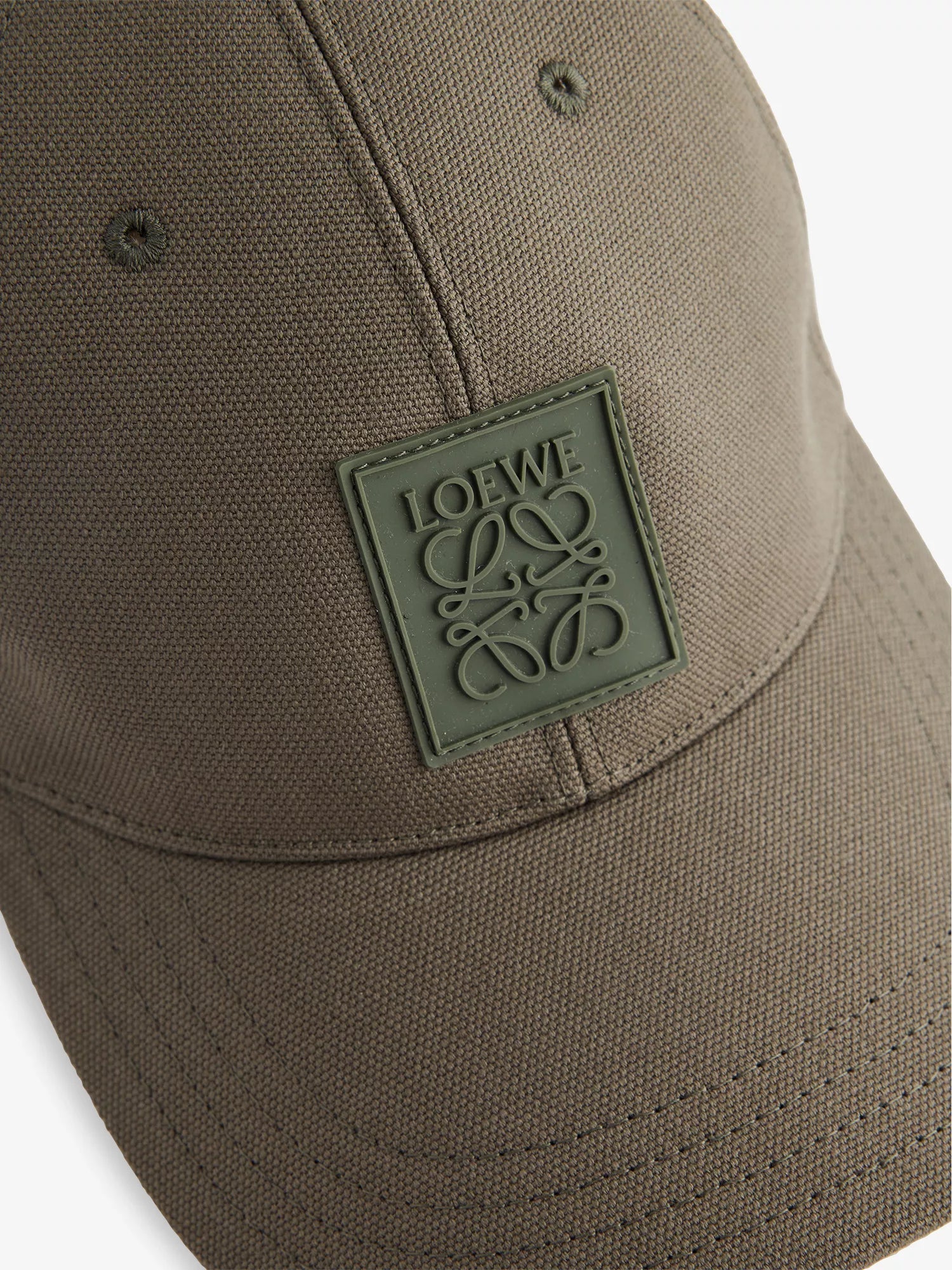 Loewe Men's Branded-Patch Cotton-Canvas Cap Loewe