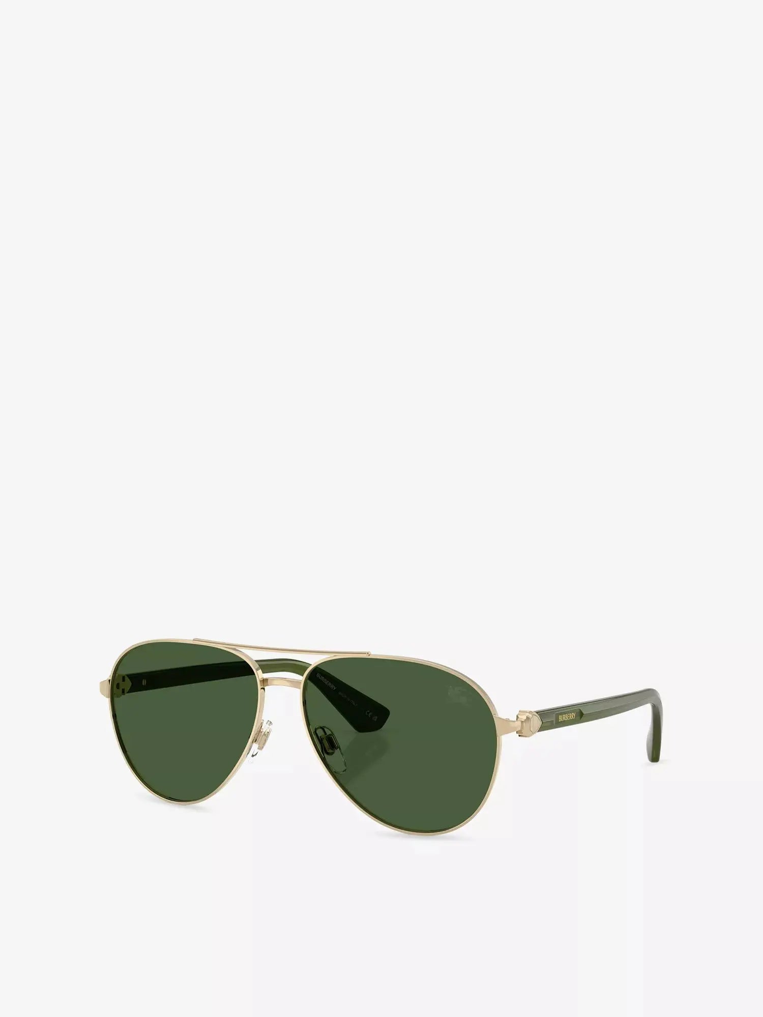 Burberry Women's BE3167 Aviator-Frame Metal Sunglasses Burberry
