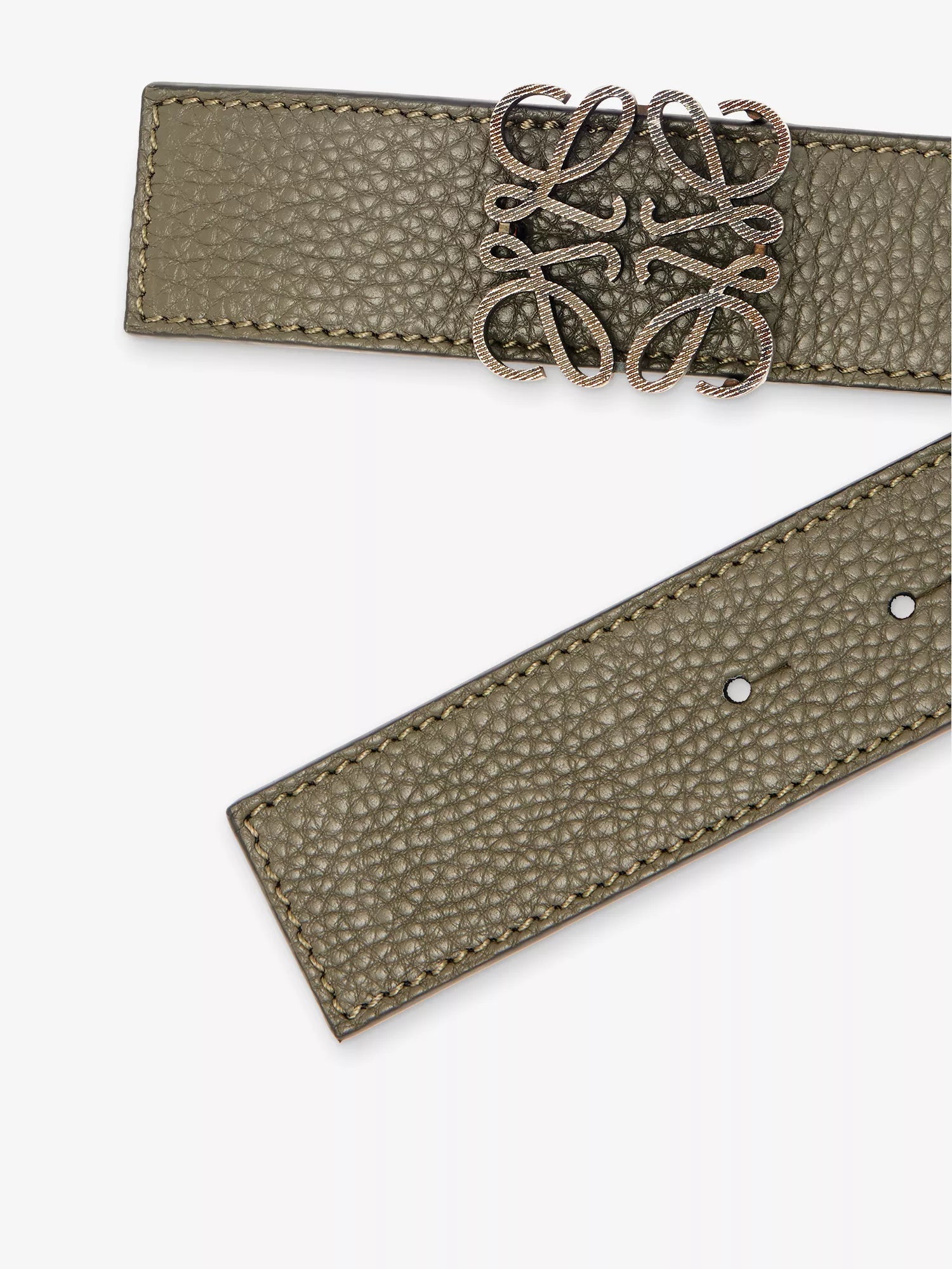 Loewe Men's Reversible Anagram leather belt Loewe