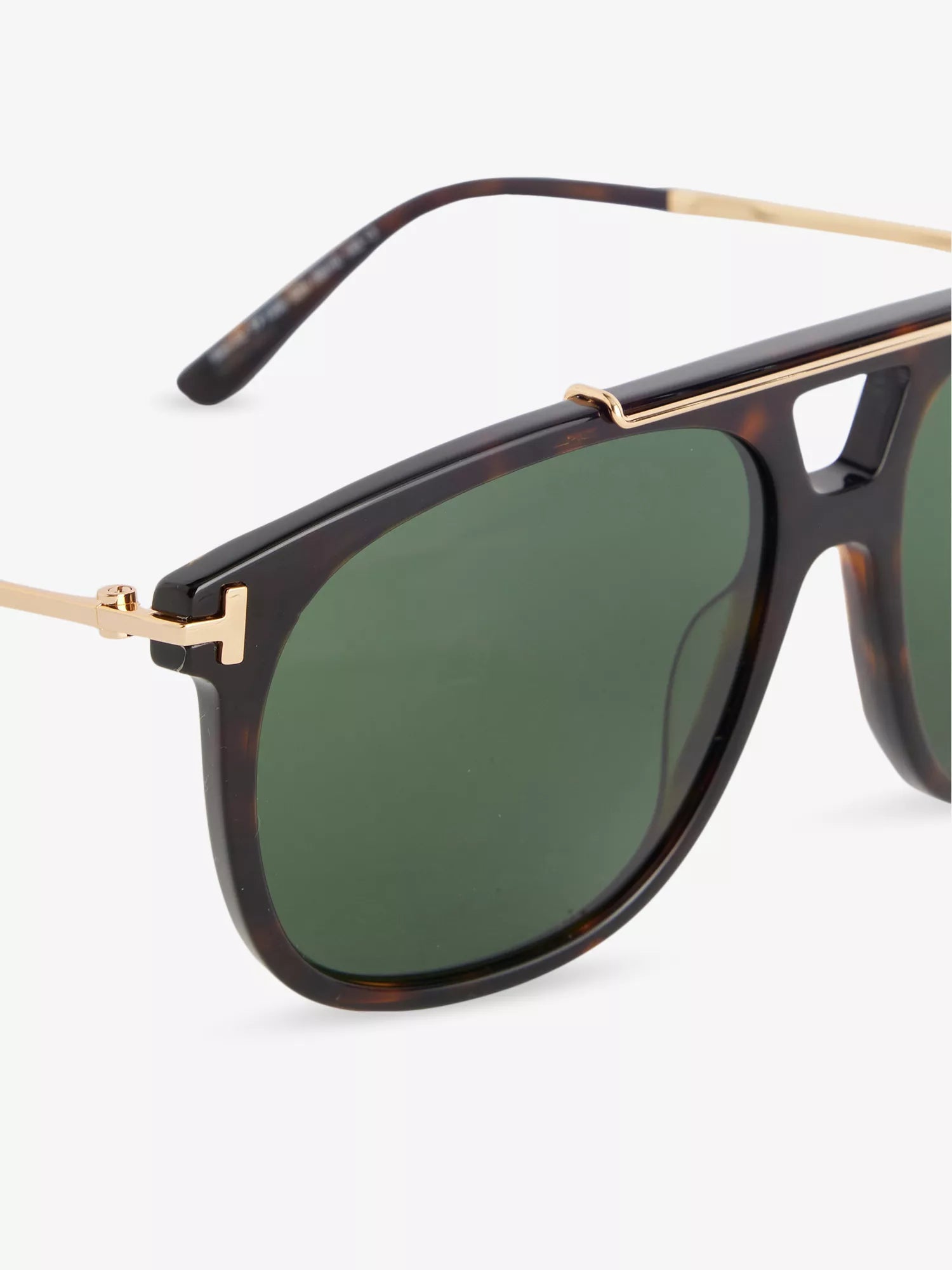 Tom Ford Men's FT13065852N Aviator Acetate Sunglasses Tom Ford
