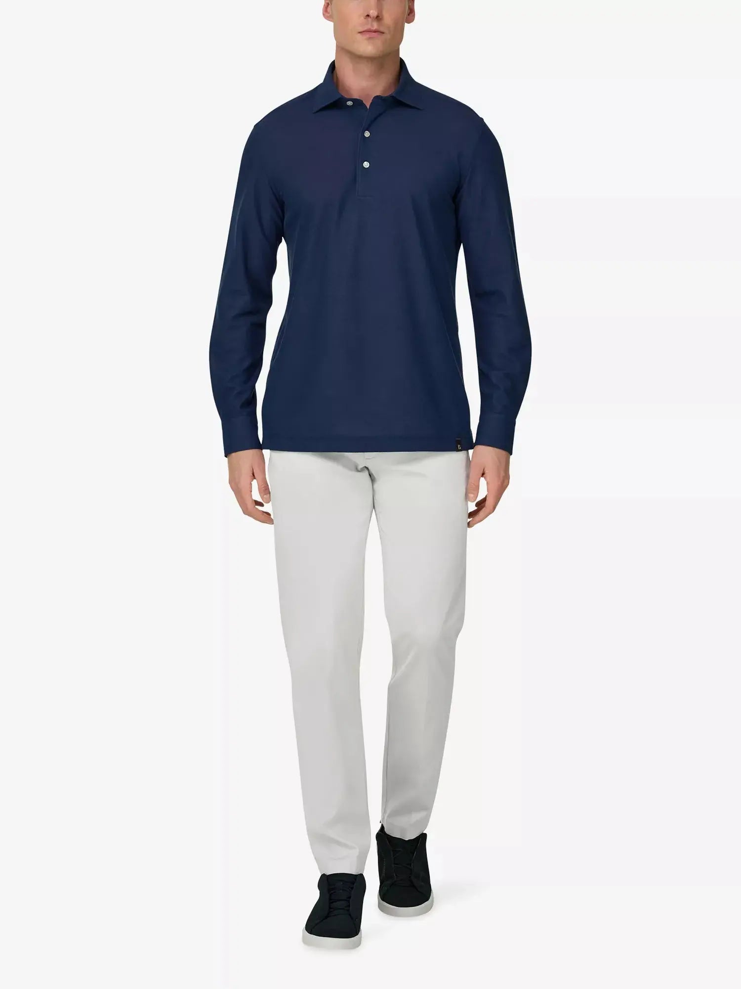 Boggi Milano Men's Straight Regular-Fit Stretch Cotton-Blend Trousers Boggi Milano