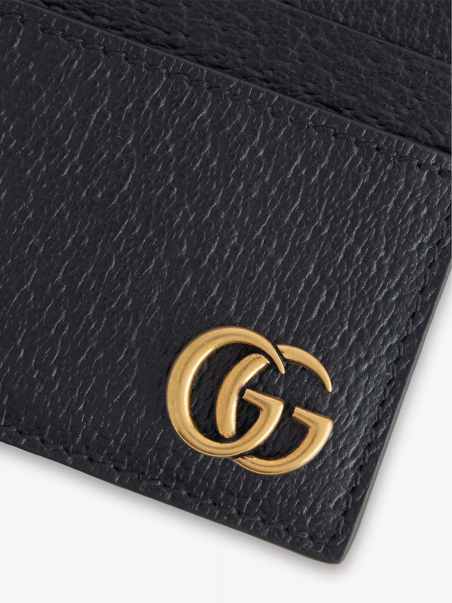 Gucci Men's GG Marmont Leather Card Case Gucci