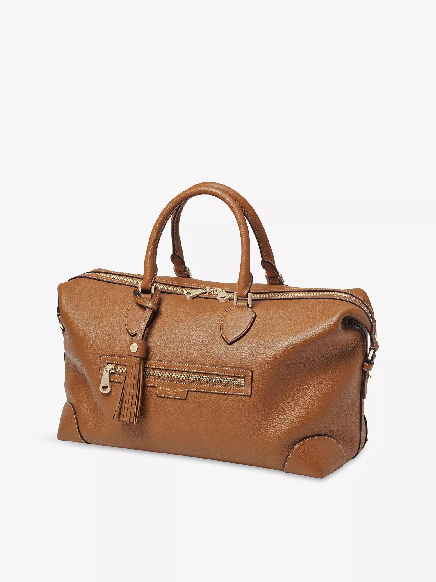Aspinal of London Men's Husdon Leather Flight Bag Aspinal of London