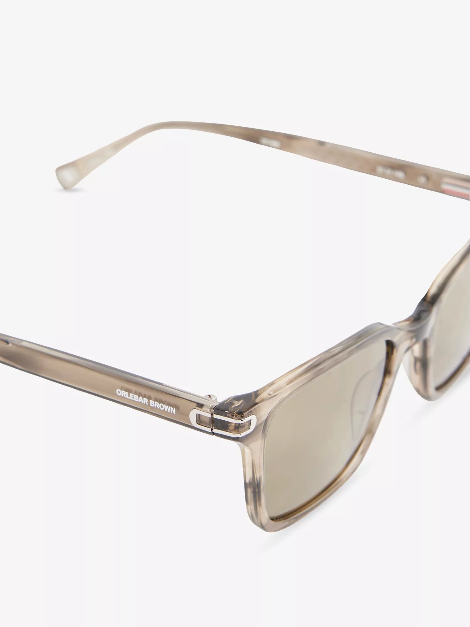 Orlebar Brown Men's Robbie Rectangular Acetate Sunglasses Orlebar Brown