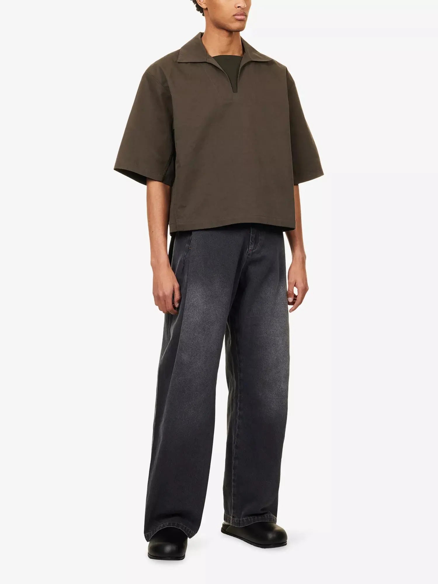 Seventh Men's 440 Bermuda Wide-leg Denim Jeans Seventh