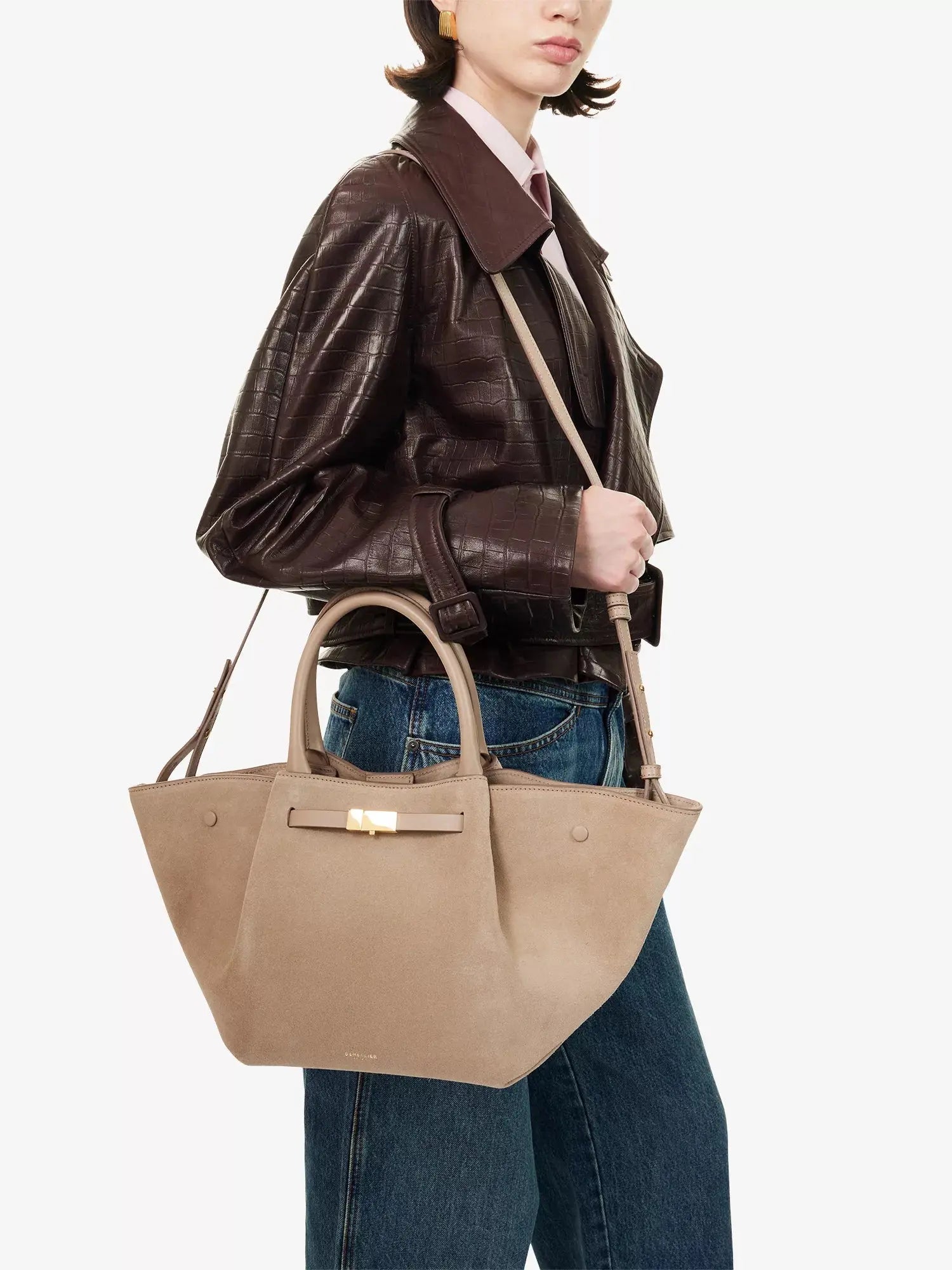 DeMellier Women's The Midi New York Leather Handbag DeMellier