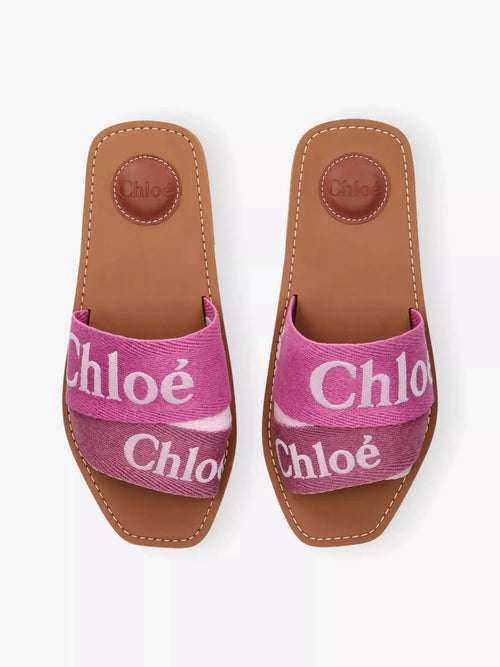 Chloe Women's Woody Canvas Sandals Chloe