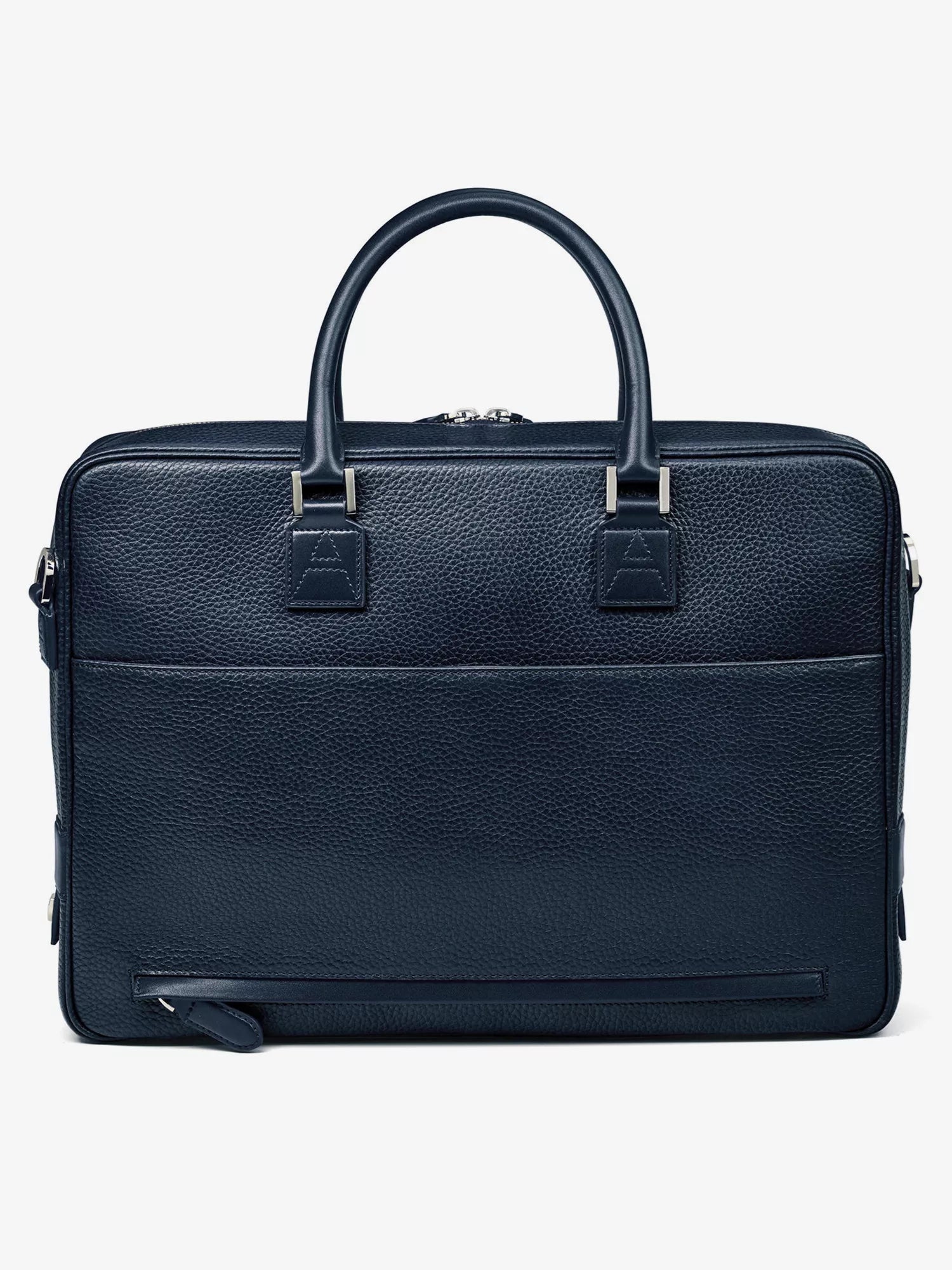 Aspinal of London Men's Mount Street logo-embellished leather laptop bag Aspinal of London