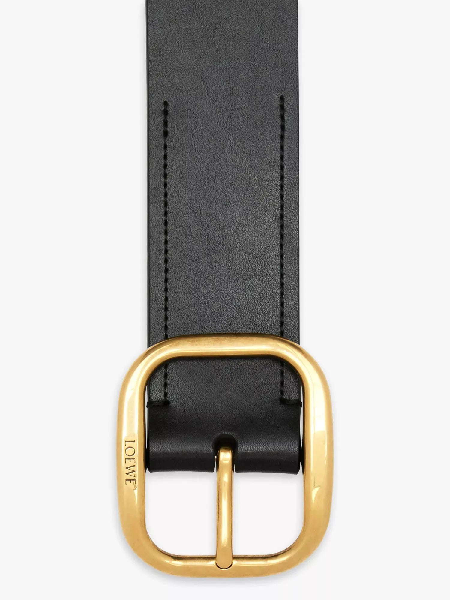 Loewe Women's Rounded leather belt Loewe