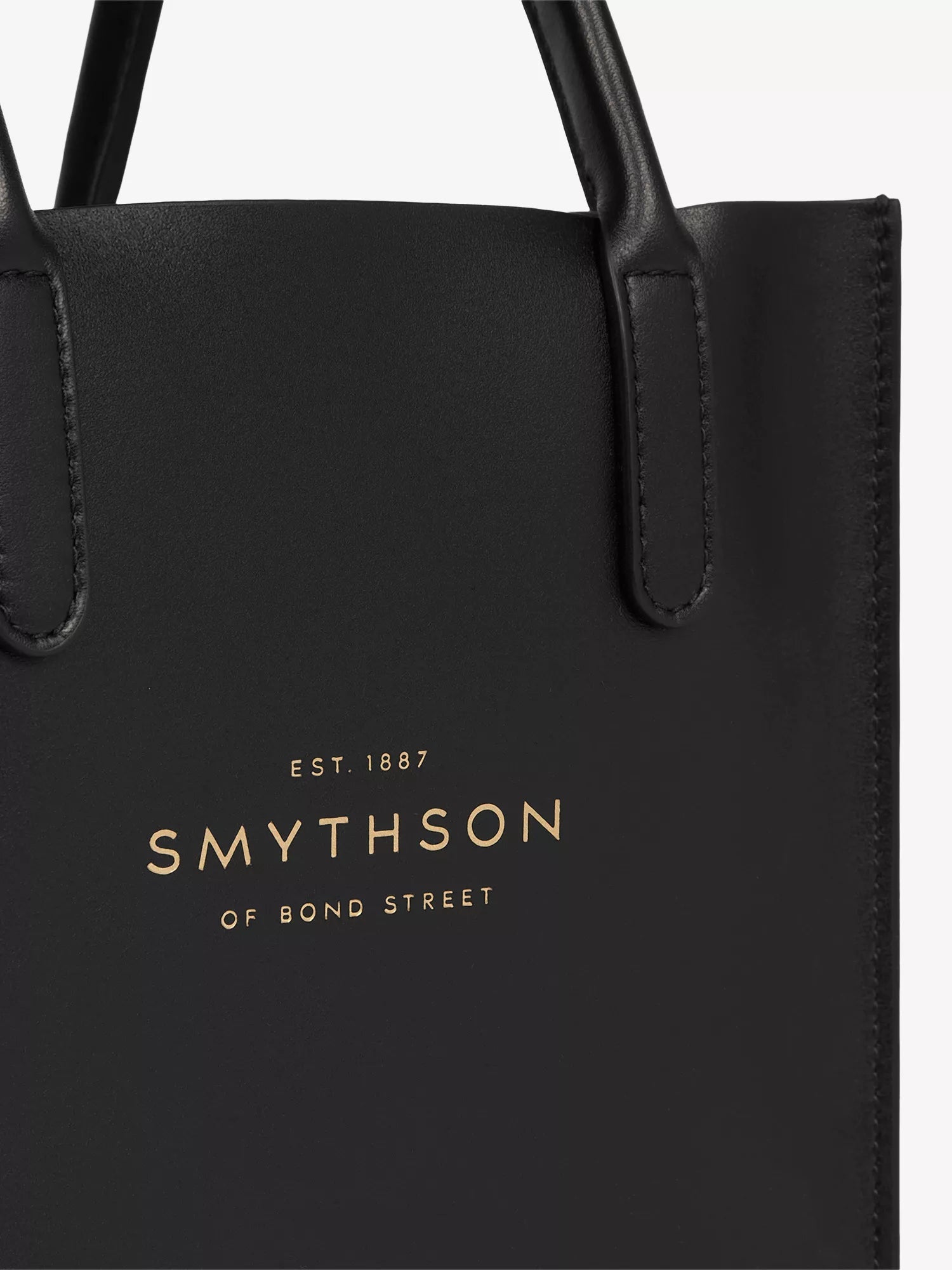 Smythson Men's Pavilion Kingly Mini Leather Tote Bag Smythson