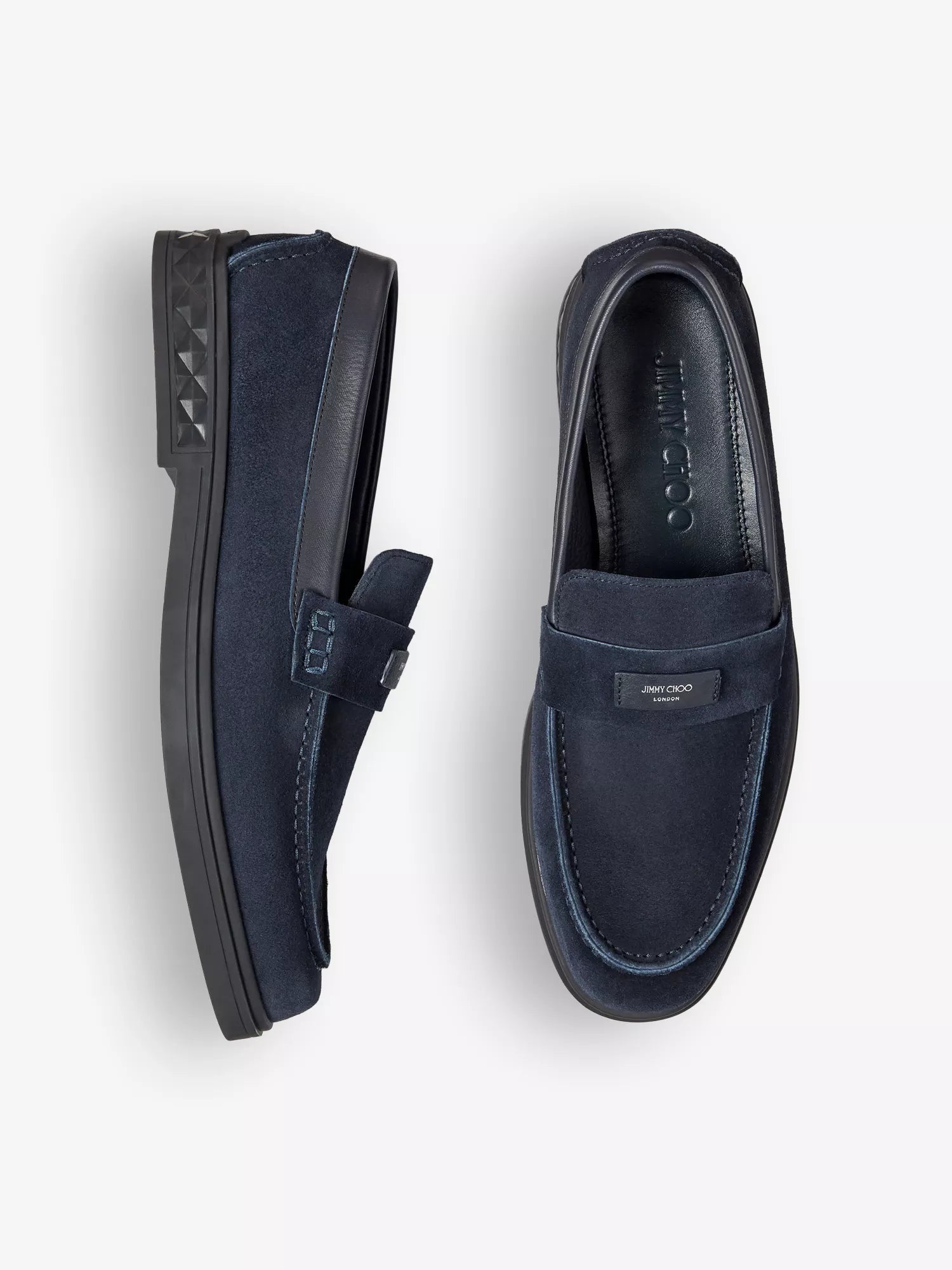 Jimmy Choo Men's Josh Driver reverse-suede loafers Jimmy Choo