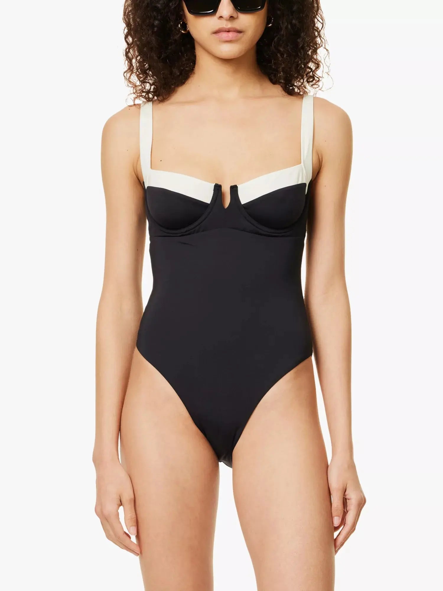 Monday Women's Clovelly sweetheart-neck stretch-nylon swimsuit Monday