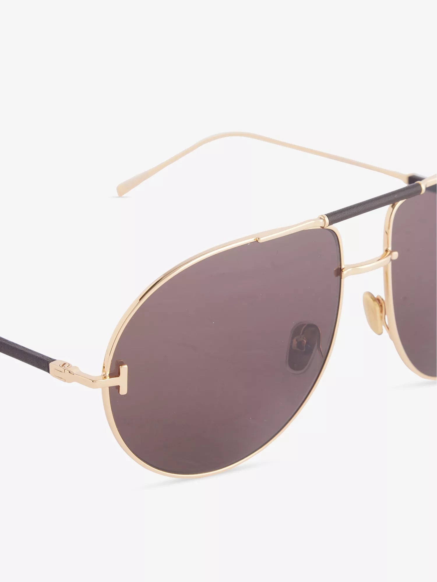 Tom Ford Men's Lou-02 Pilot-Frame Metal Sunglasses Tom Ford