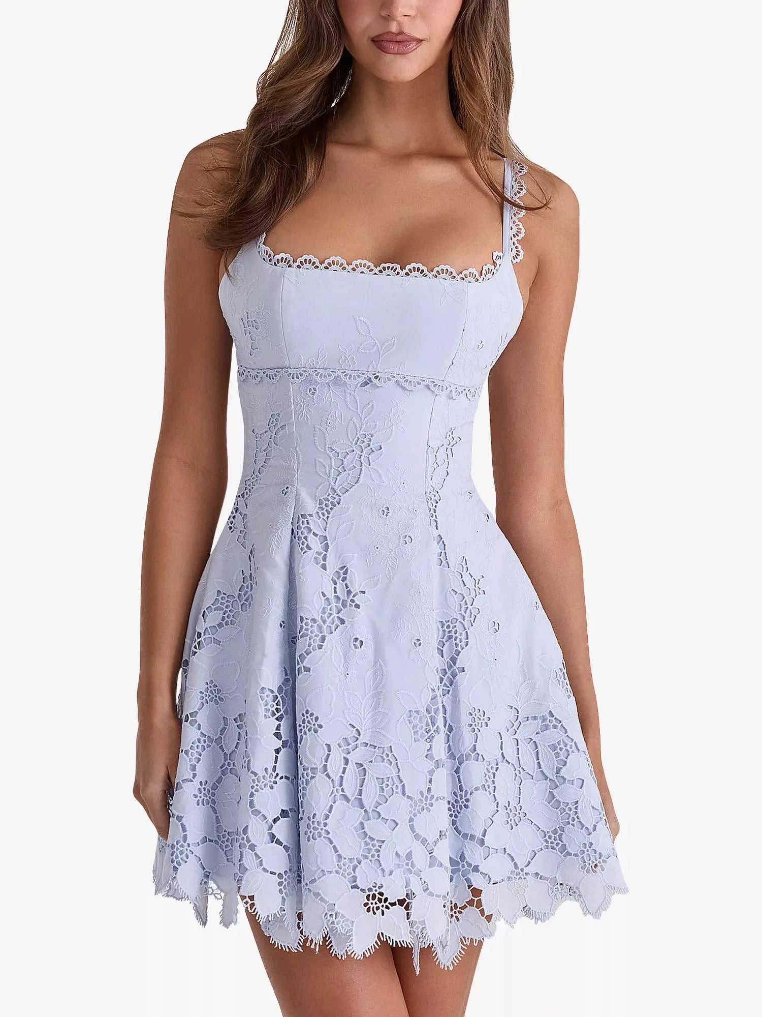 House of CB Women's Isla Floral-Pattern Woven Mini Dress House of CB