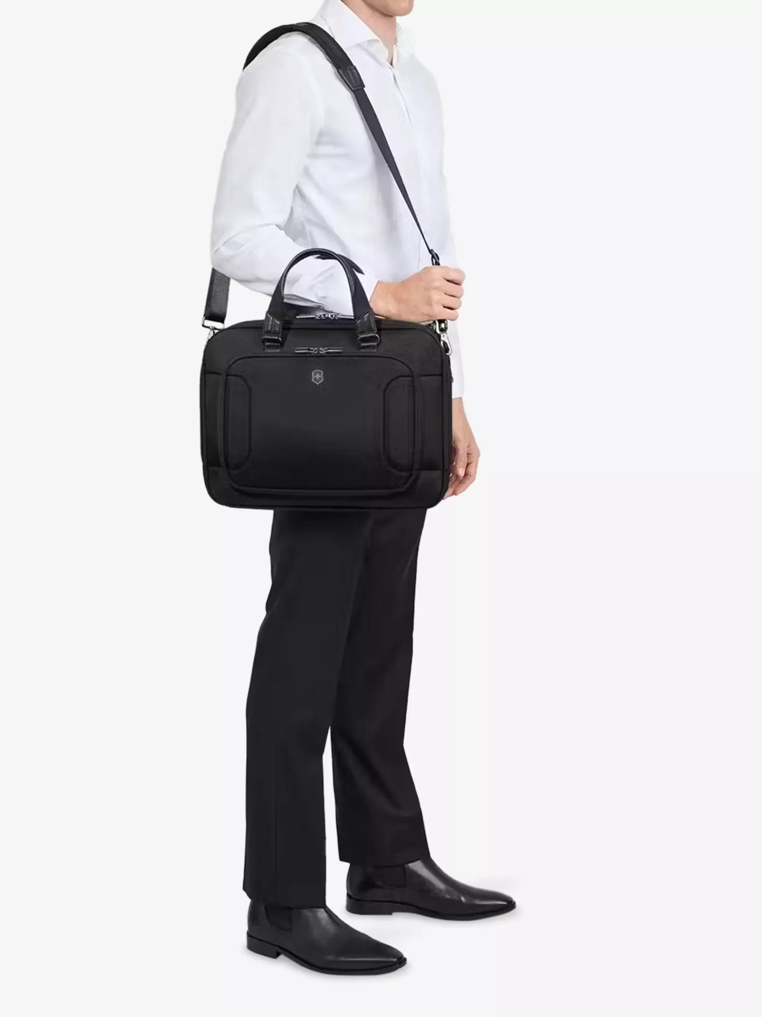 Victorinox Men's Werks Traveler 7.0 Deluxe Woven Briefcase Victorinox