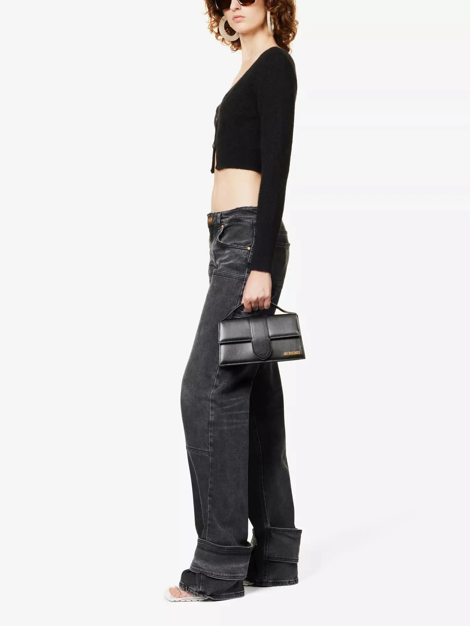 Jacquemus Women's Le Grand Bambino leather top handle bag Jacquemus