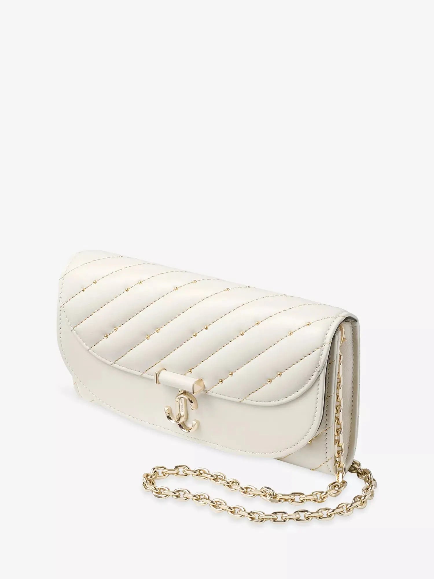Jimmy Choo Women's Curve Leather Wallet Chain Jimmy Choo