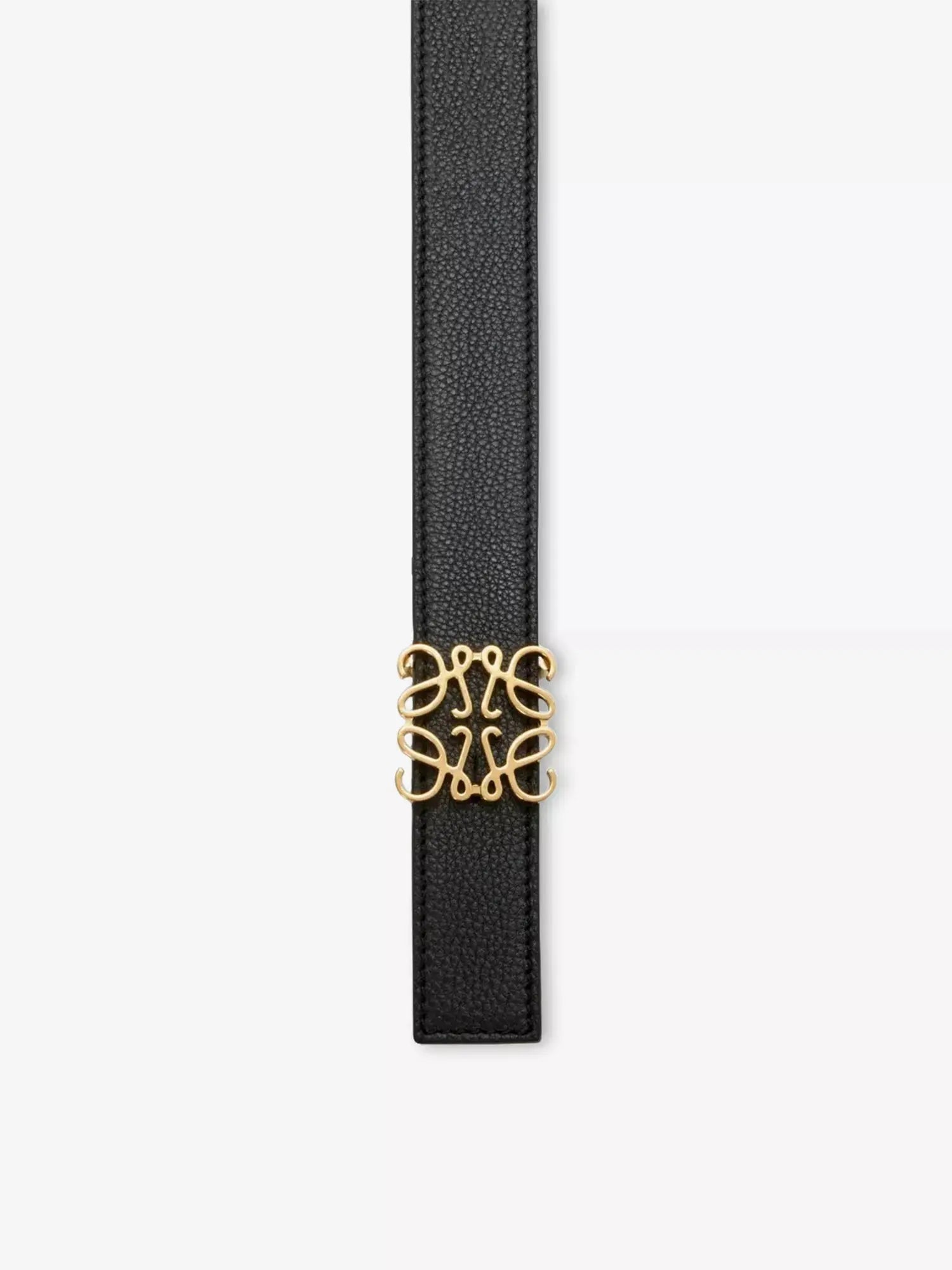 Loewe Women's Anagram Reversible Leather Belt Loewe