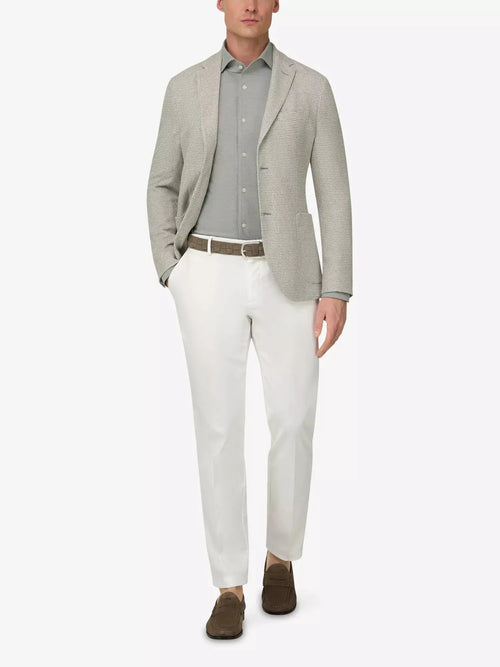 Boggi Milano Men's Textured Single-Breasted Linen and Cotton-Blend Blazer Boggi Milano