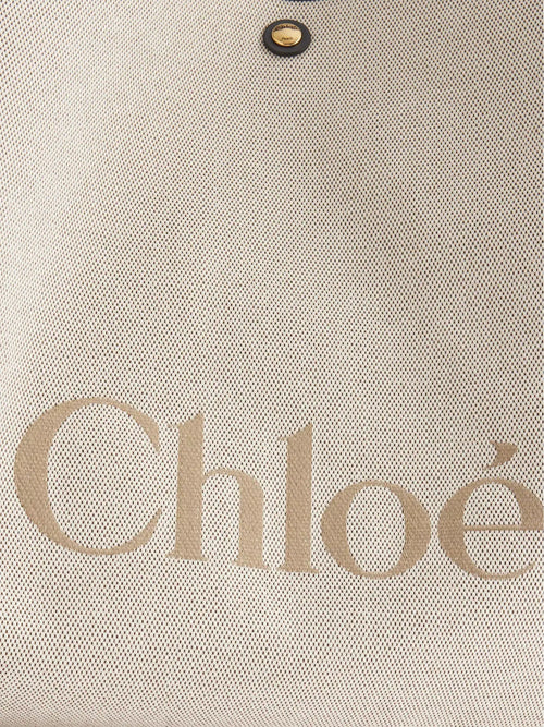 Chloe Women's Clover Large Cotton-Canvas Tote Bag Chloe