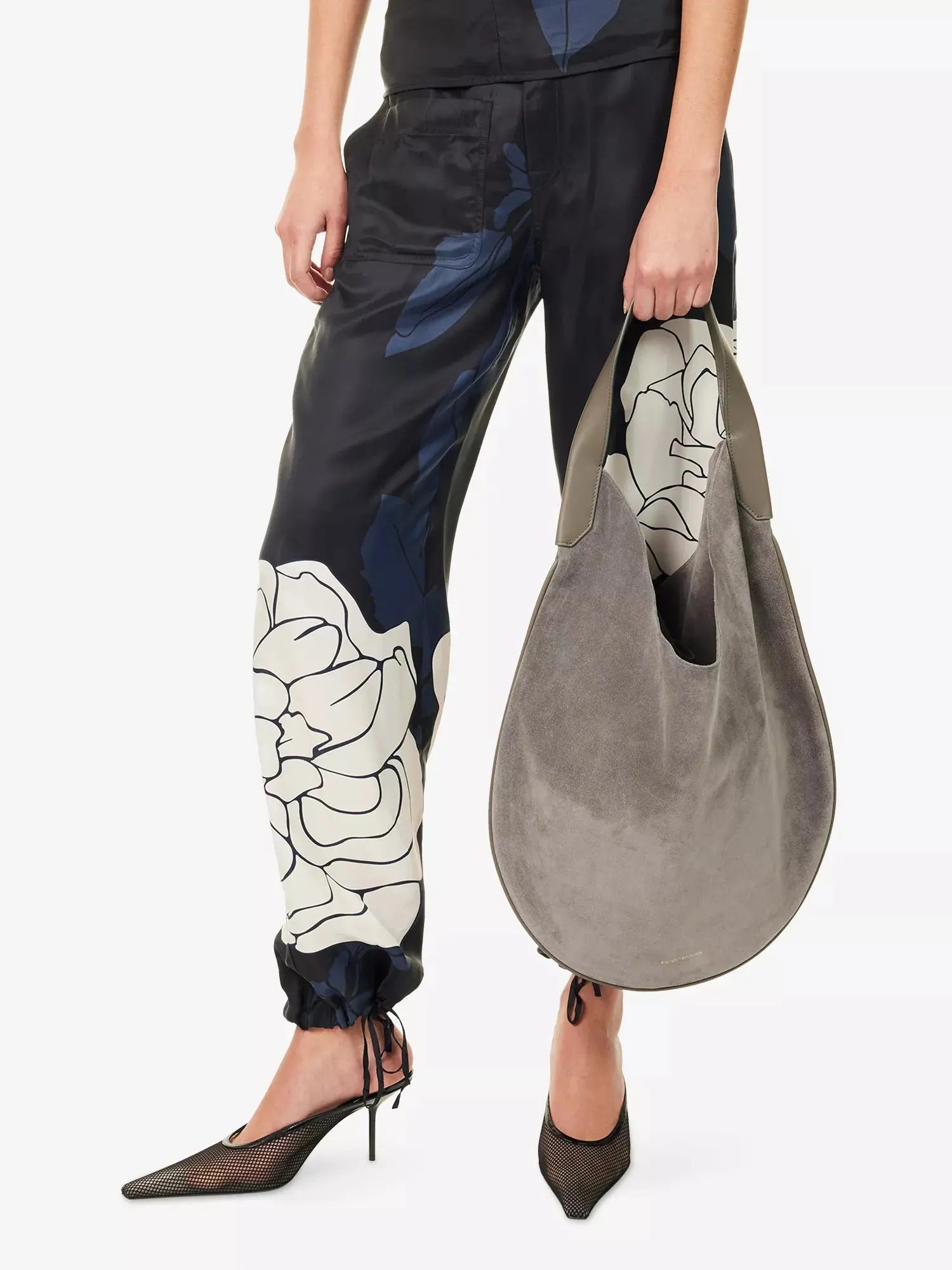 Victoria Beckham Women's Plié Leather Hobo Bag Victoria Beckham