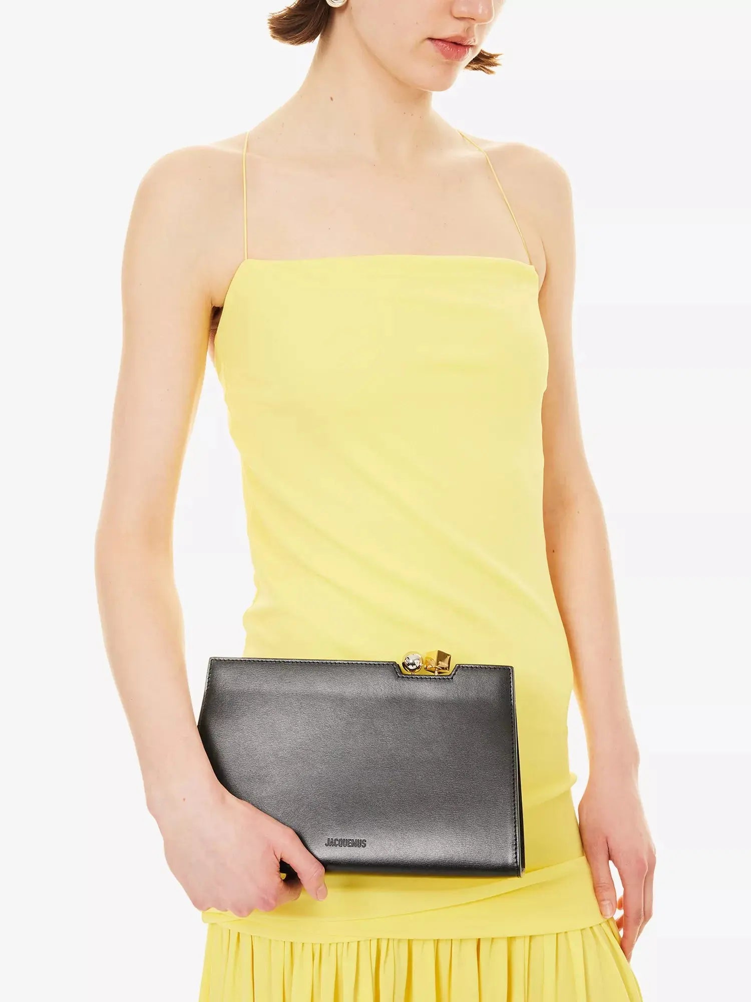 Jacquemus Women's The Salon Charm Leather Shoulder Bag Jacquemus