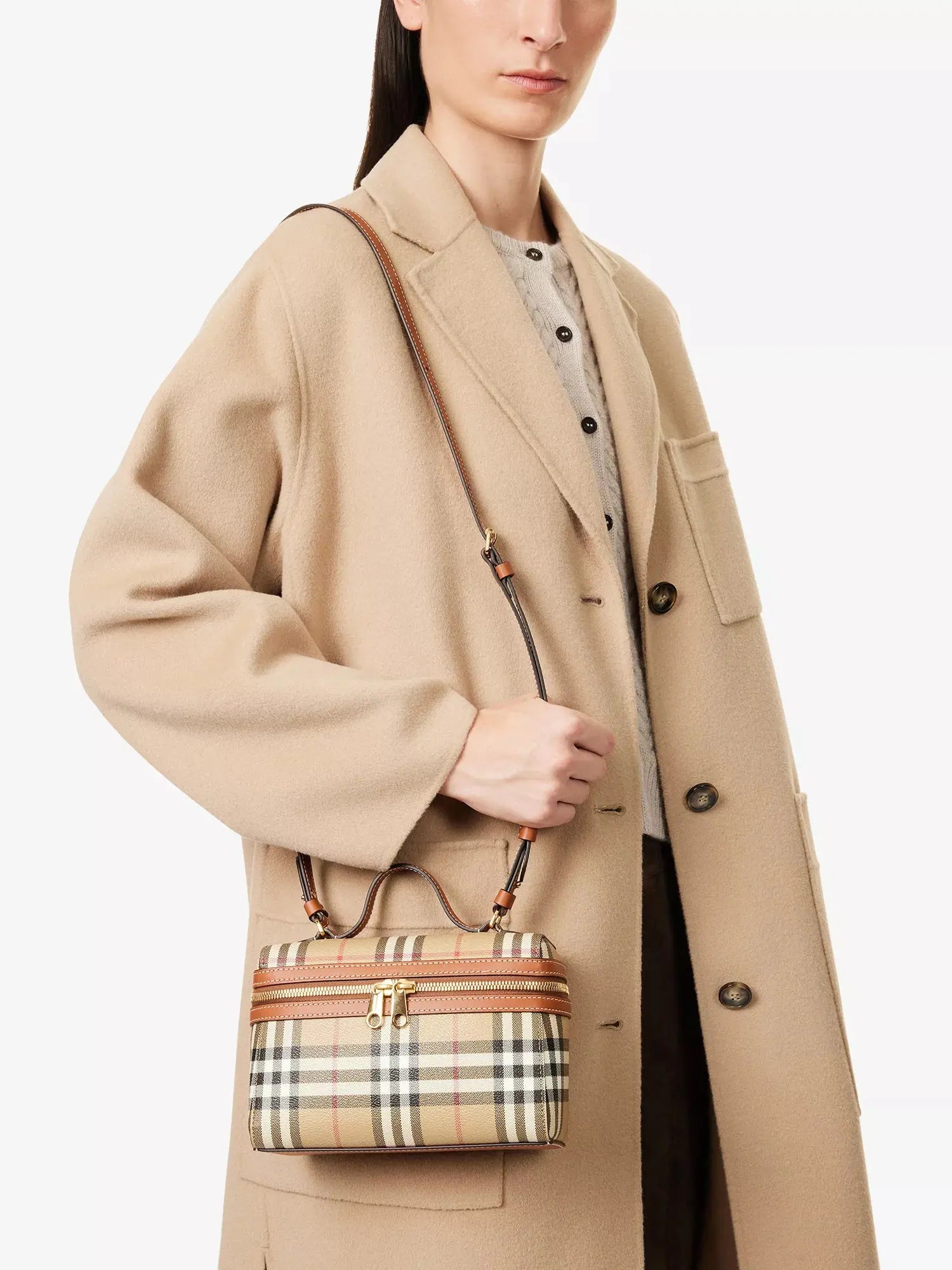 Burberry Women's Vanity Faux-Leather Cross Body Bag Burberry