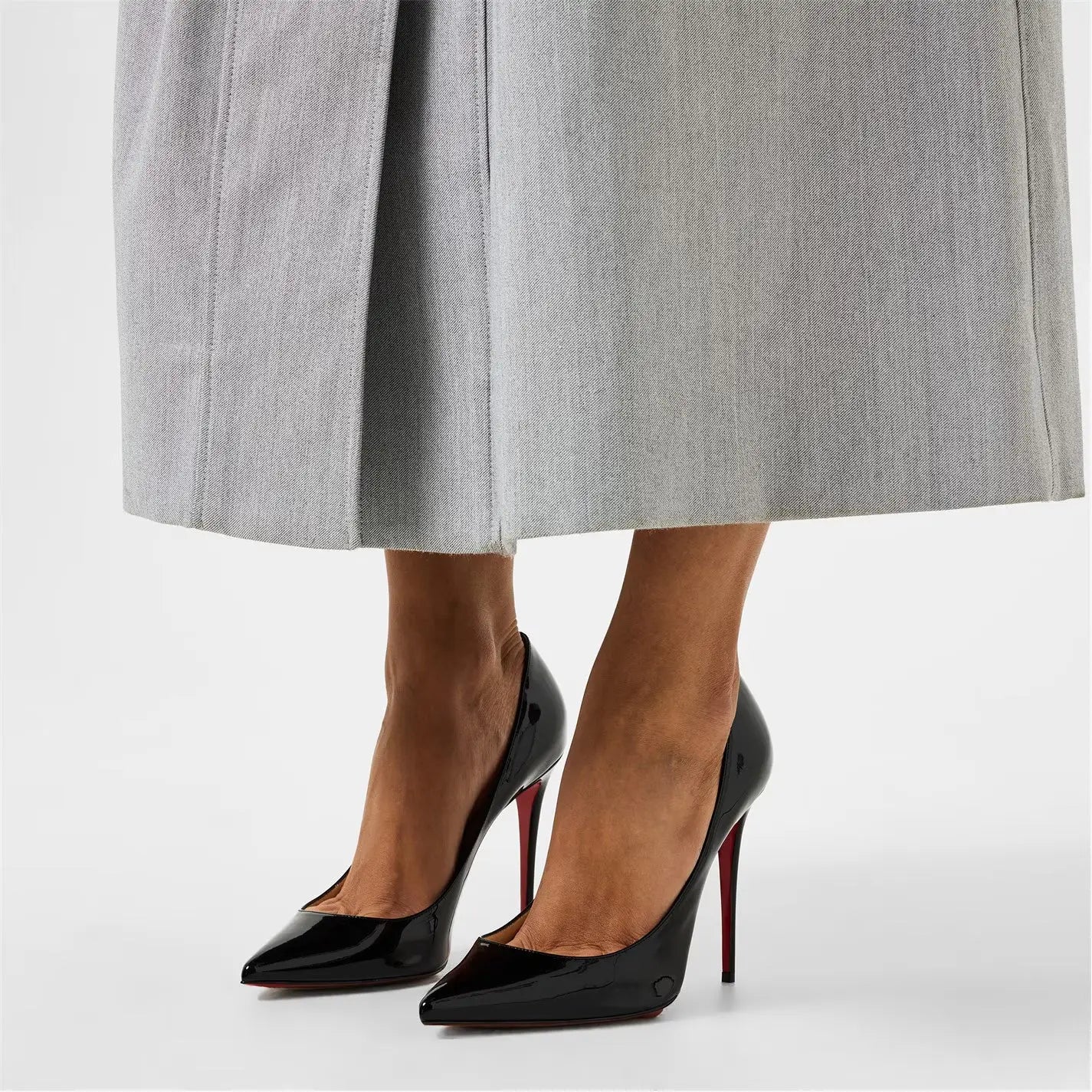 Christian Louboutin Women's Women's Kate Leather Pumps, 100mm Christian Louboutin
