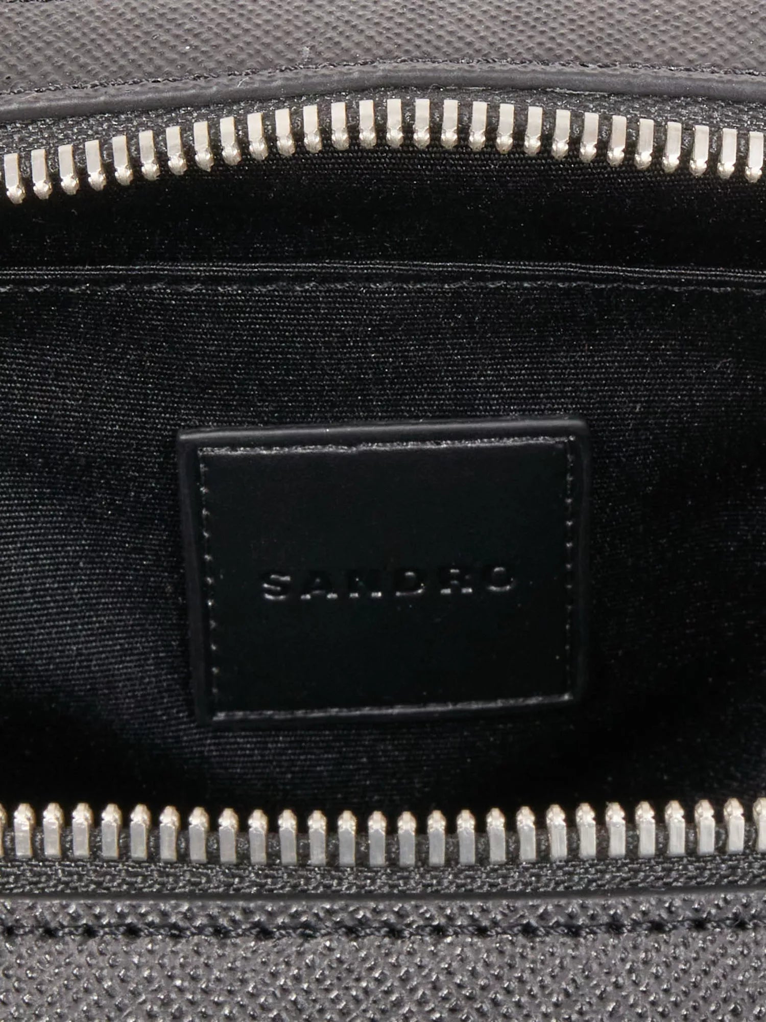 Sandro Men's Logo-Embossed Small Leather Bag Sandro