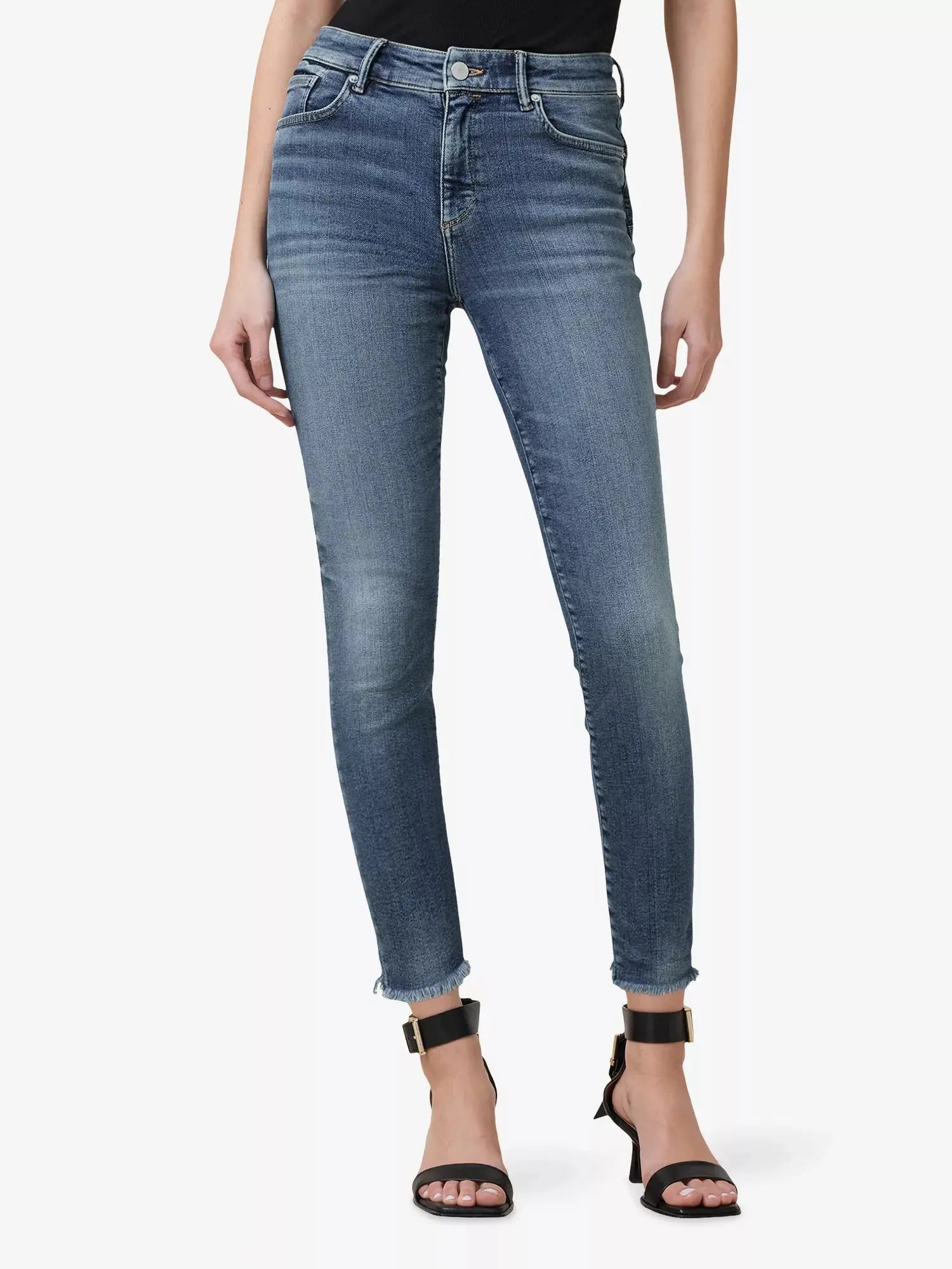 AllSaints Women's Miller Pushup Skinny-Leg High-Rise Cotton-Blend Stretch-Denim Jeans Allsaints