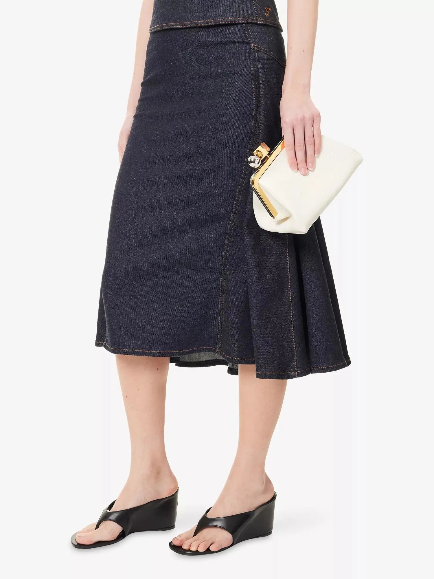 Jacquemus Women's The Berlingot Small Leather Clasp Bag Jacquemus