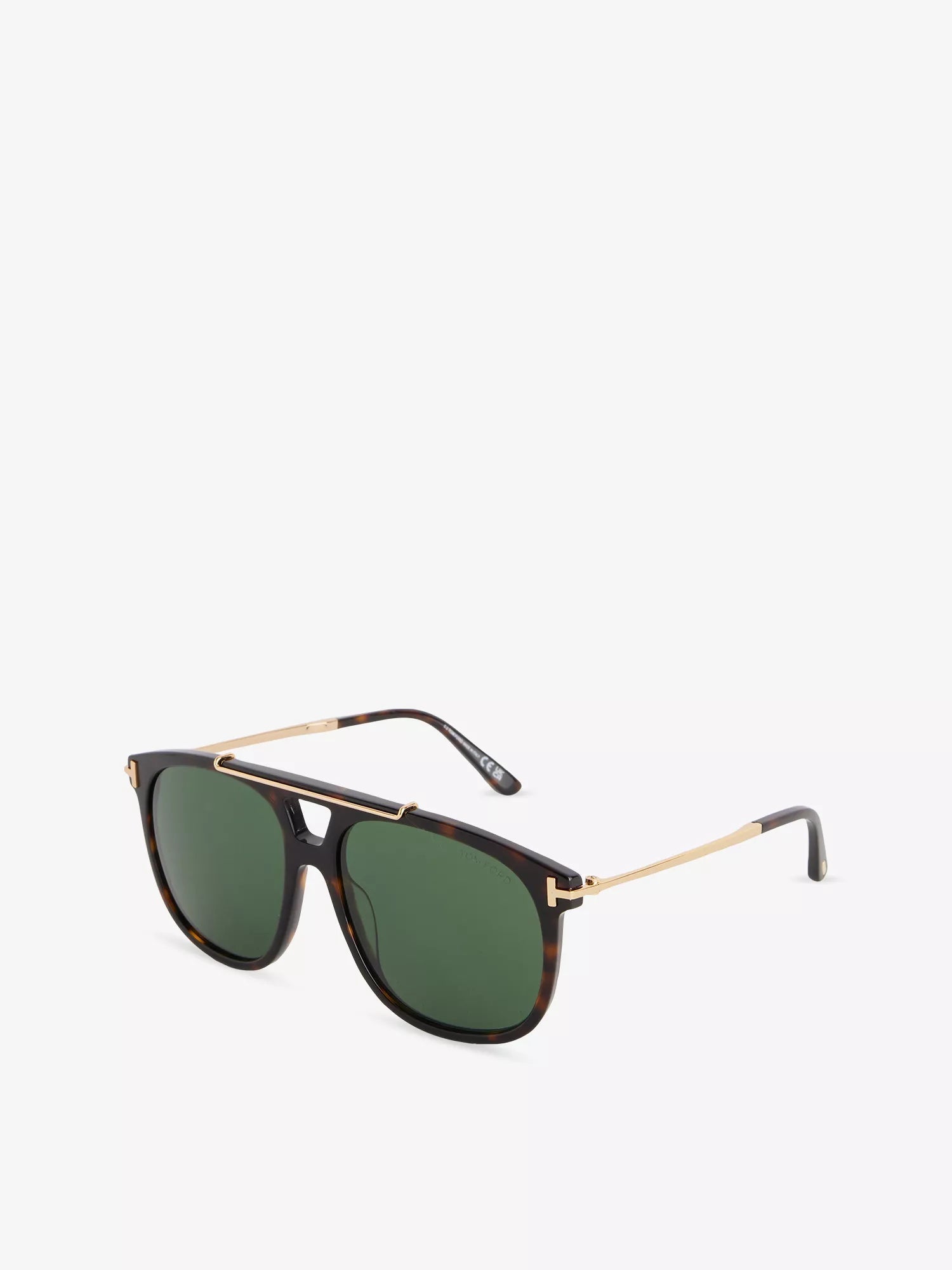 Tom Ford Men's FT13065852N Aviator Acetate Sunglasses Tom Ford