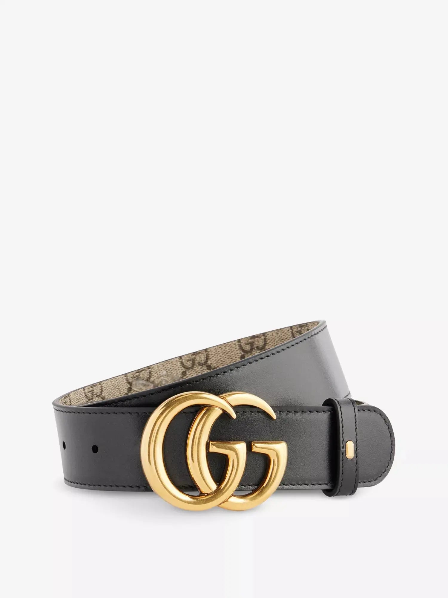 Gucci Women's Double G reversible leather belt Gucci